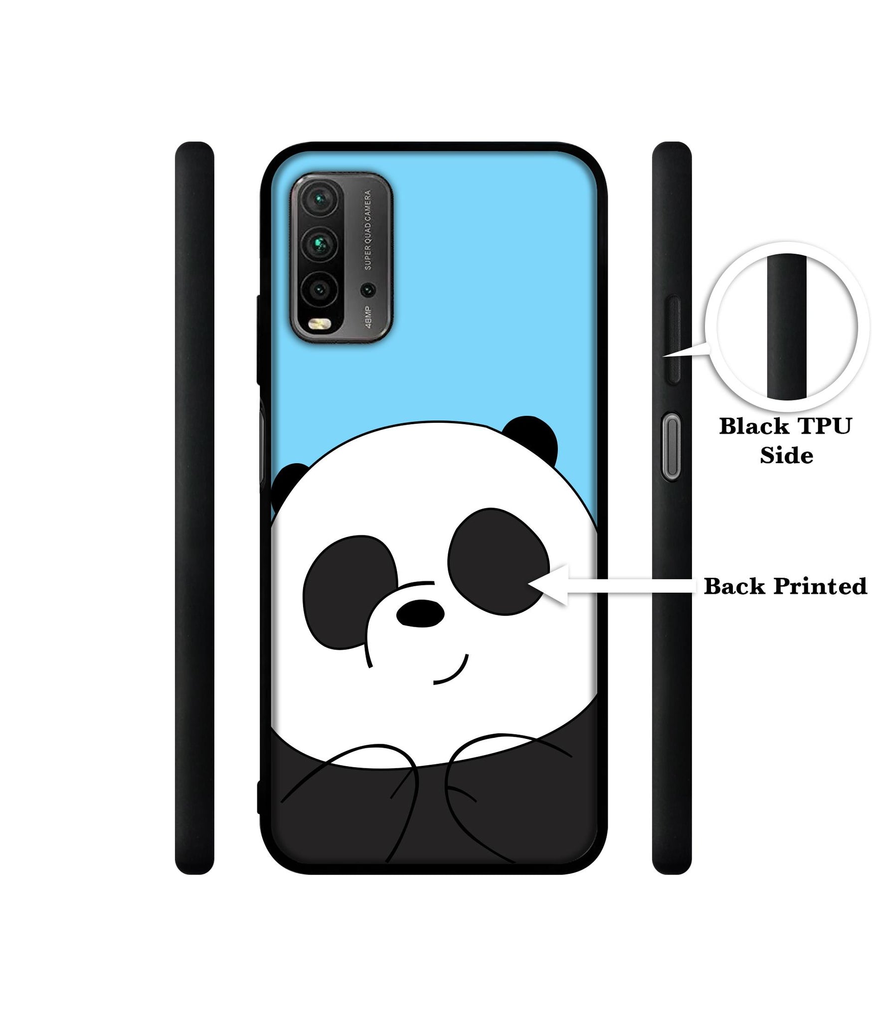 Cute Panda Designer 2D Printed Back Case Cover for Mi Redmi 9 Power 4G