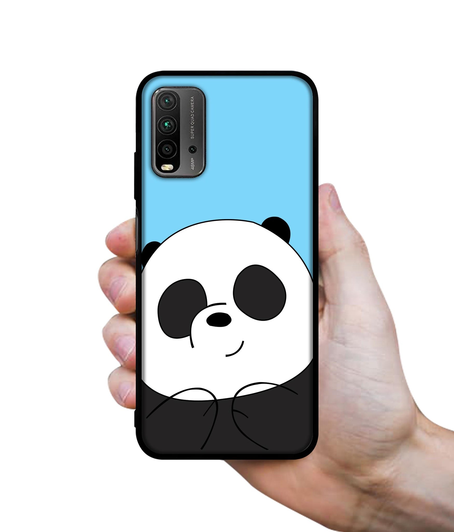 Cute Panda Designer 2D Printed Back Case Cover for Mi Redmi 9 Power 4G