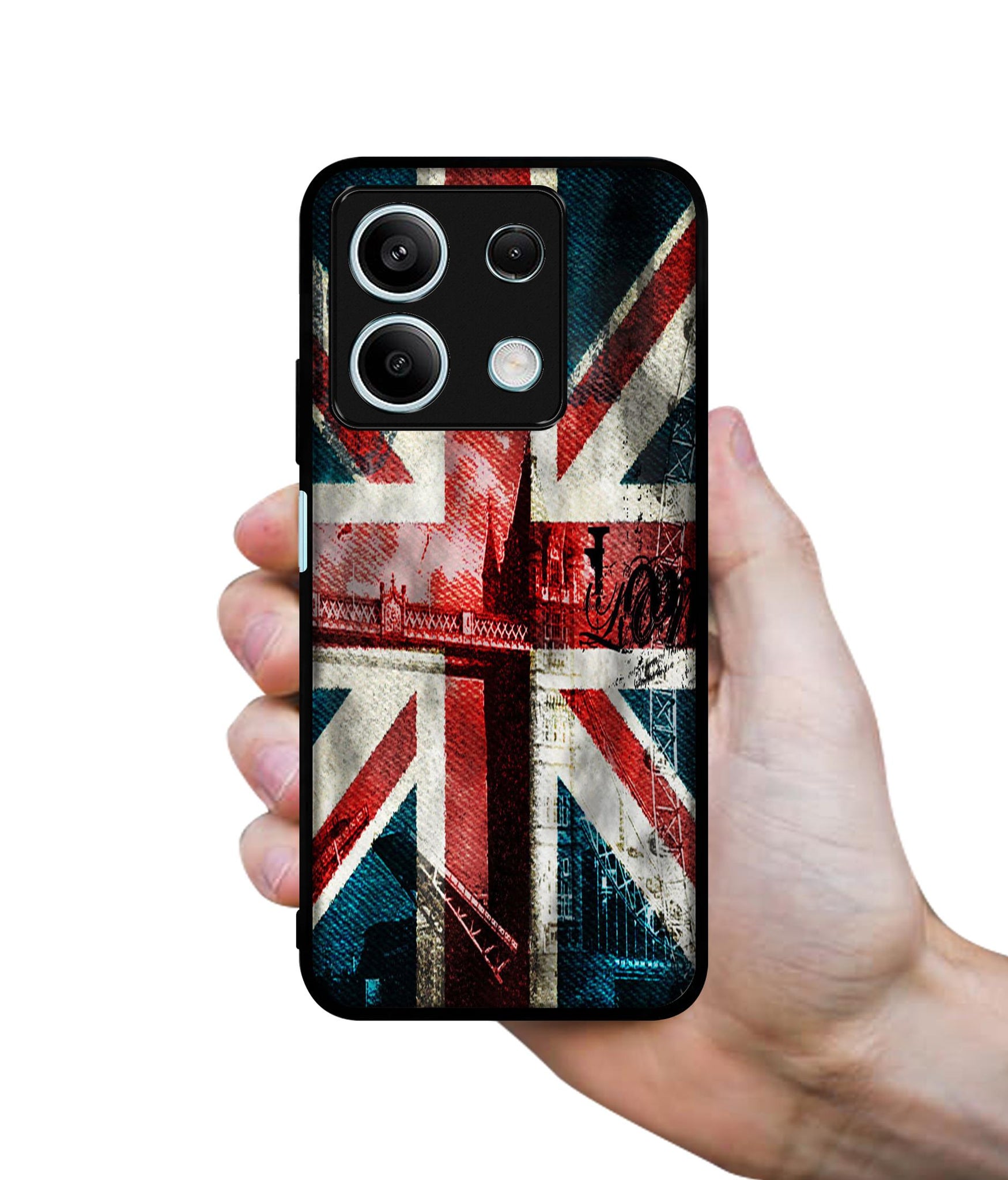 London Flag wallpaper Designer 2D Printed Back Case Cover for Mi Redmi Note 13 5G