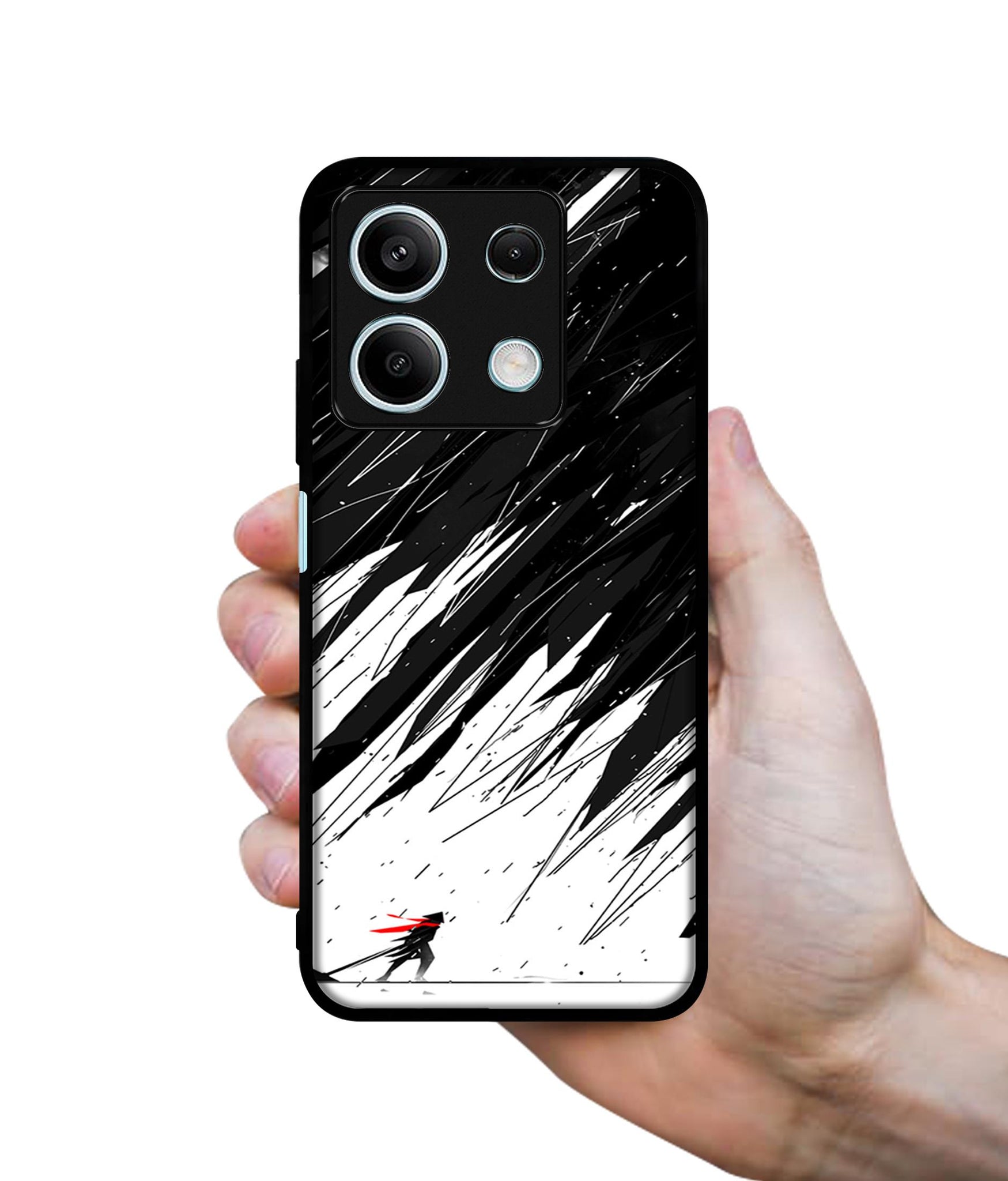 Geometric Strom Designer 2D Printed Back Case Cover for Mi Redmi Note 13 5G