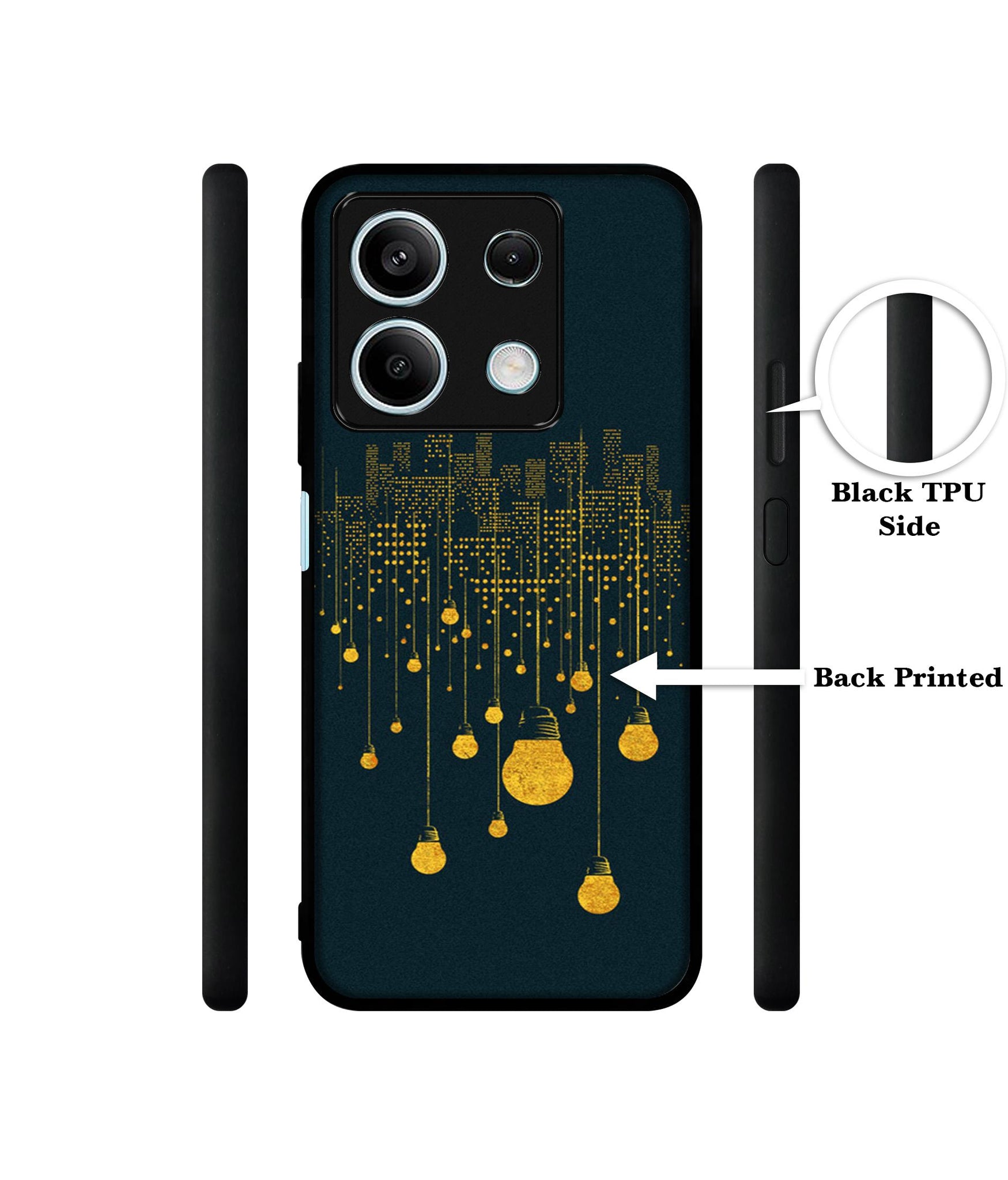 City Light Pattern Designer 2D Printed Back Case Cover for Mi Redmi Note 13 5G