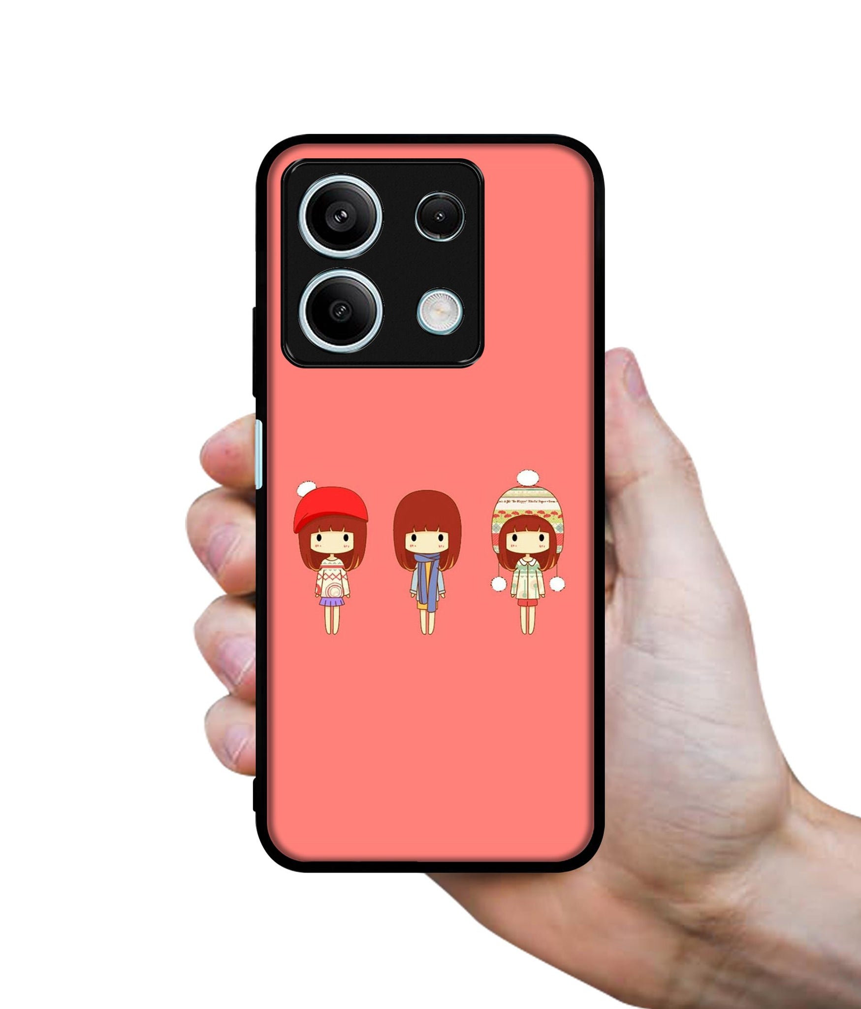 Cute Girls Designer 2D Printed Back Case Cover for Mi Redmi Note 13 5G