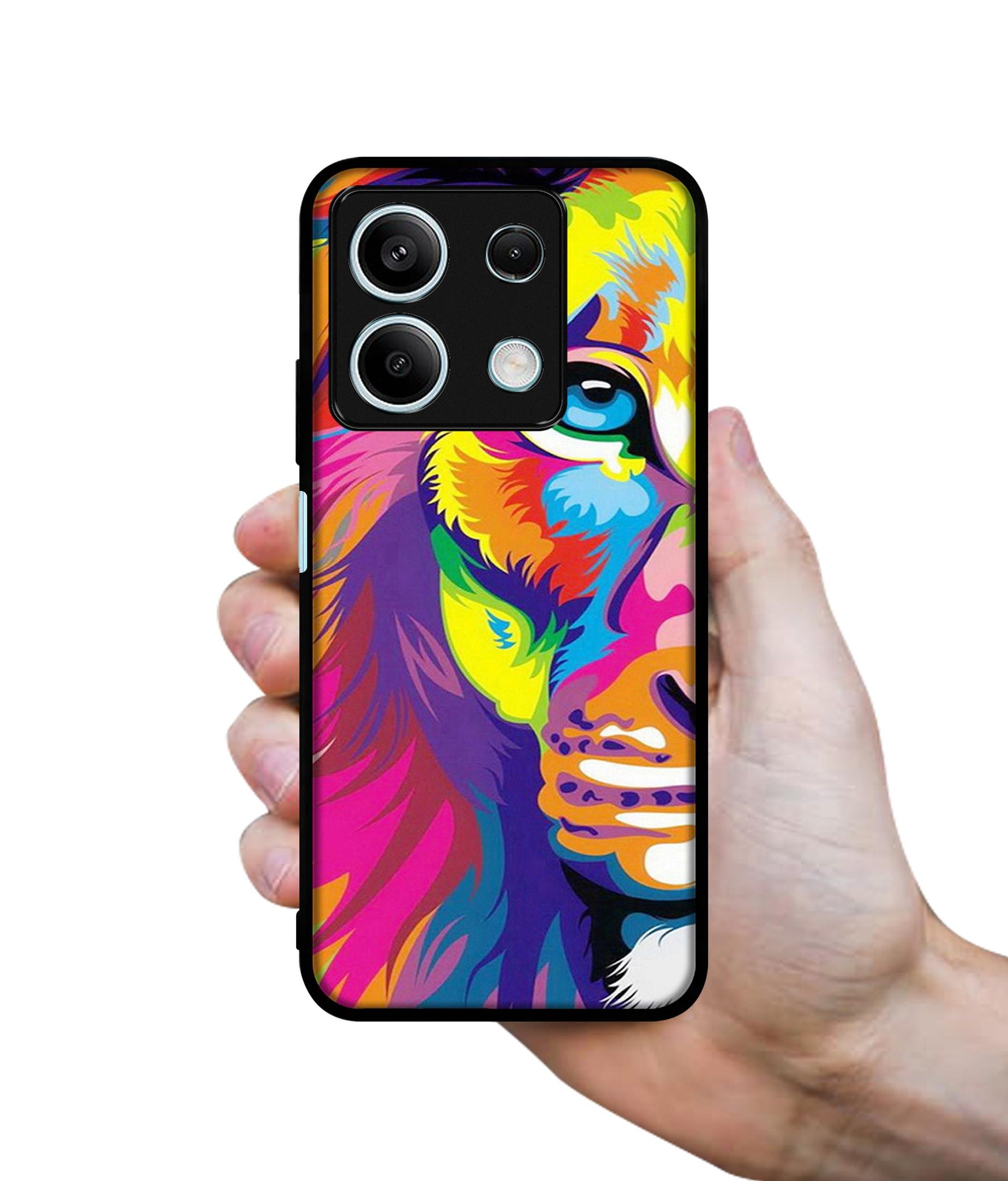 Lion Designer 2D Printed Back Case Cover for Mi Redmi Note 13 5G