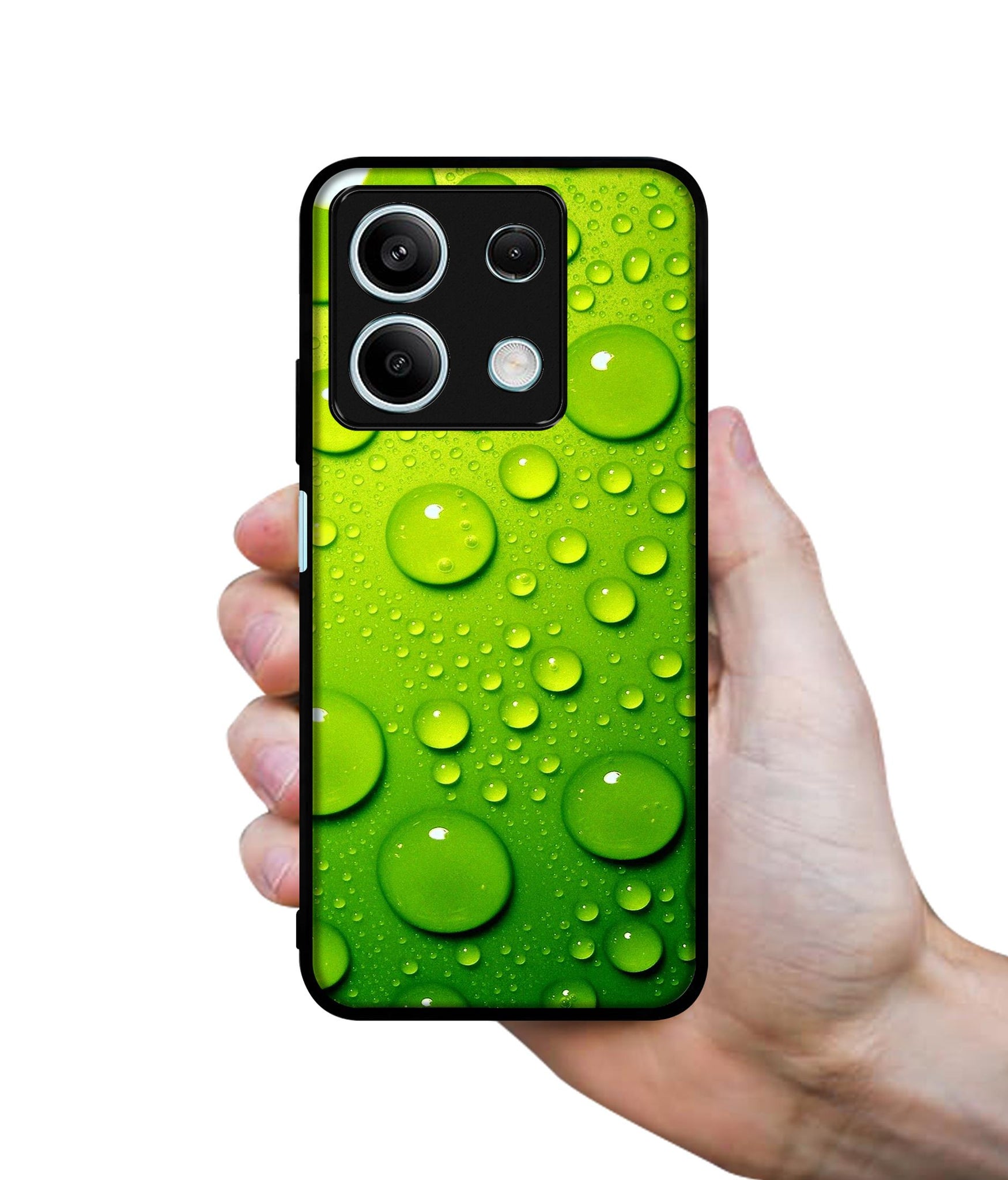 Green Bubbles Designer 2D Printed Back Case Cover for Mi Redmi Note 13 5G