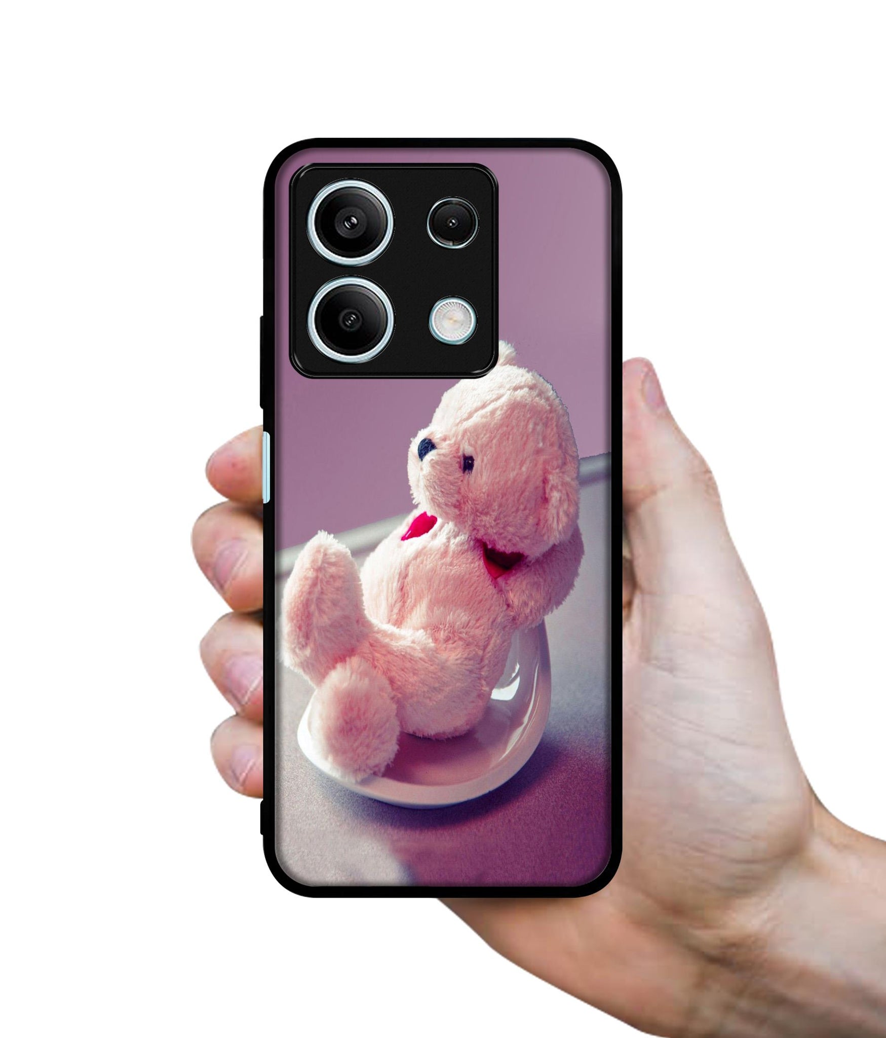 Cute Teddy Bear Designer 2D Printed Back Case Cover for Mi Redmi Note 13 5G