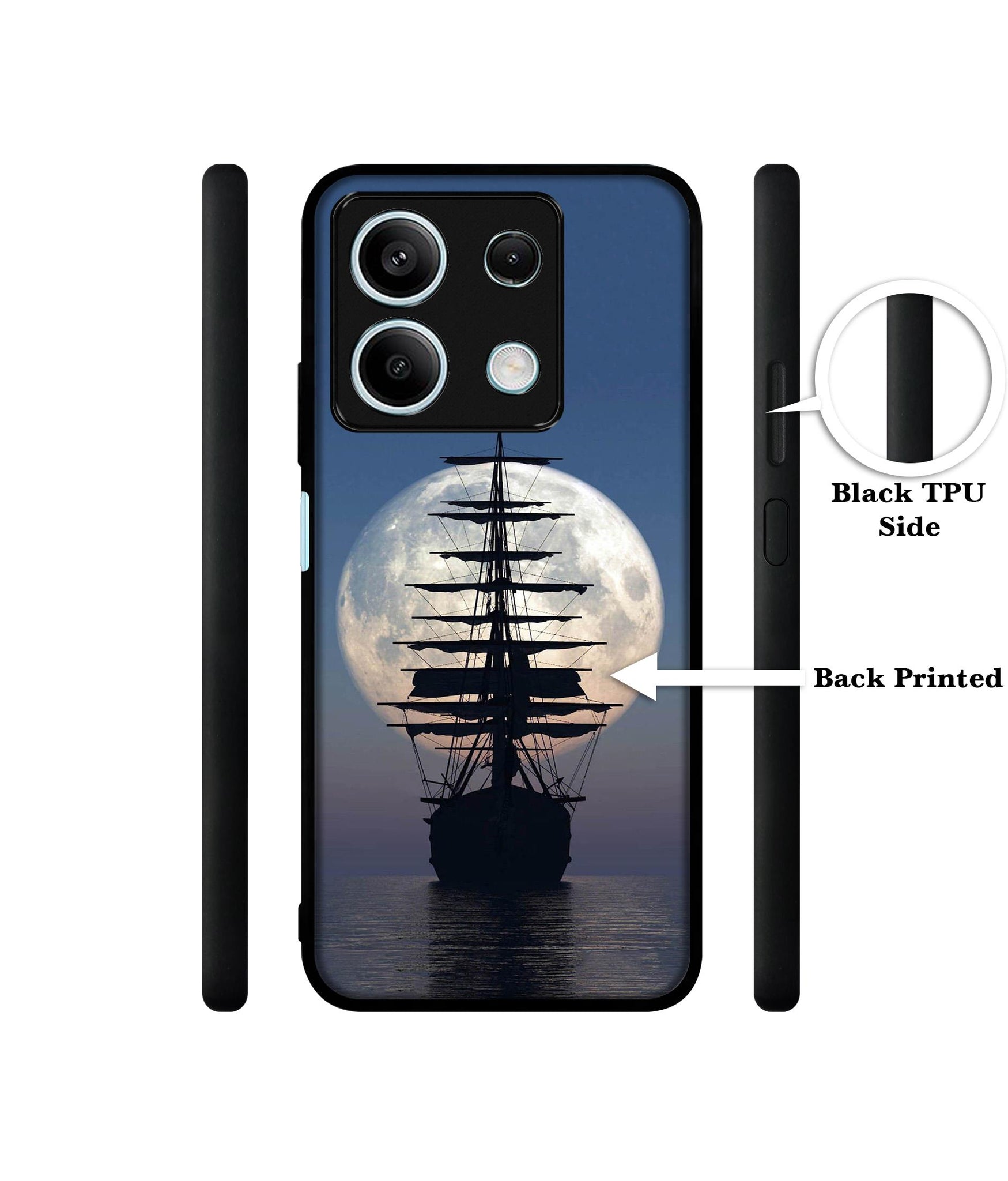 Sea Sunset Designer 2D Printed Back Case Cover for Mi Redmi Note 13 5G
