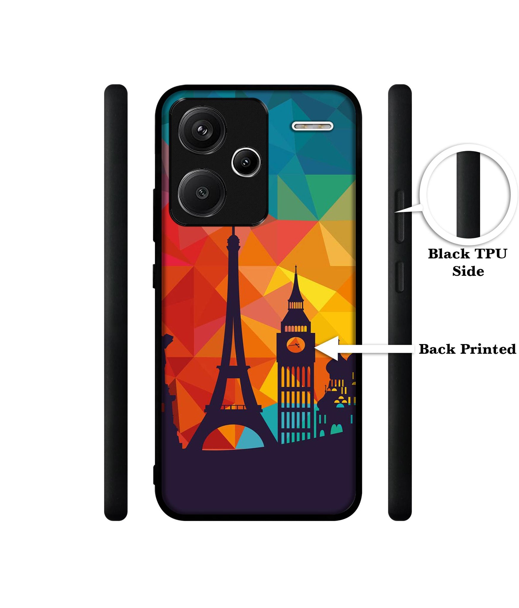 Colored Paris Designer 2D Printed Back Case Cover for Mi Redmi Note 13 Pro Plus 5G