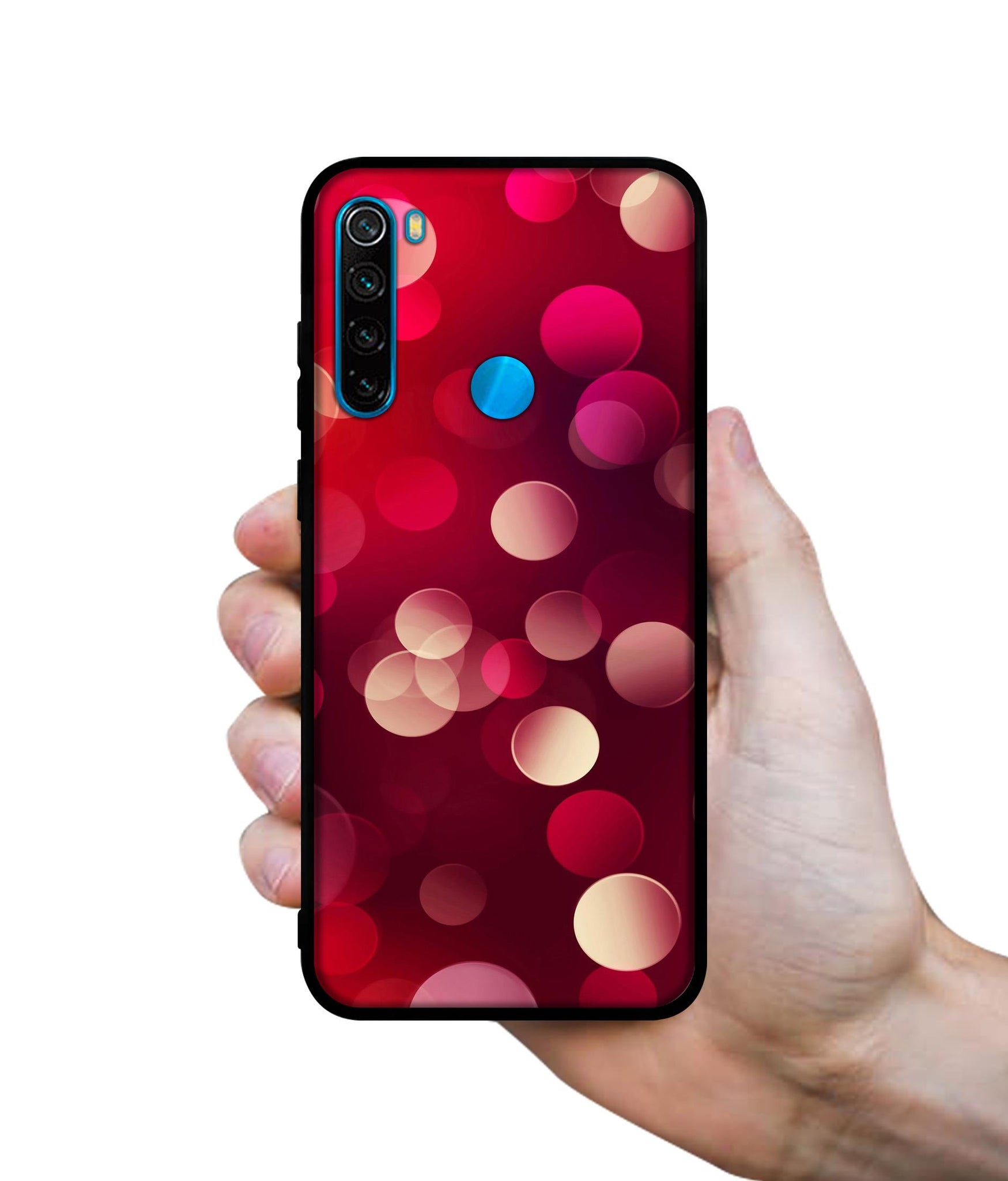3D Circles Designer 2D Printed Back Case Cover for Mi Redmi Note 8 4G