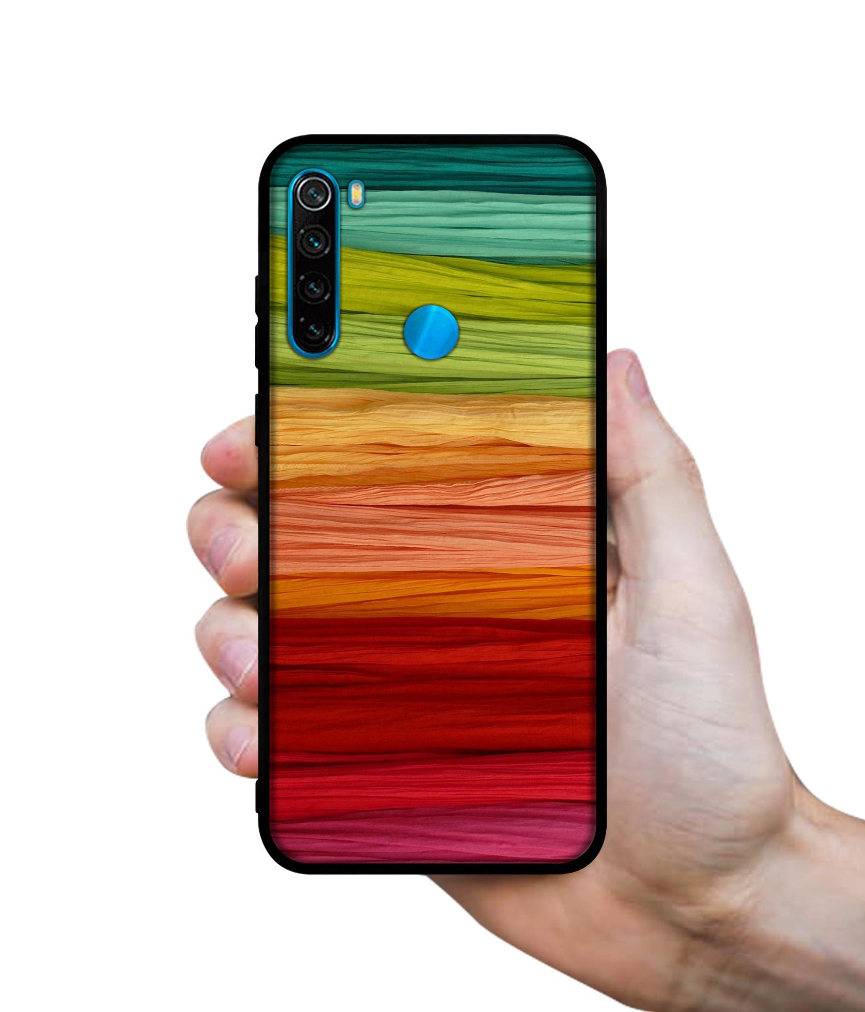 Colorful Thread Designer 2D Printed Back Case Cover for Mi Redmi Note 8 4G