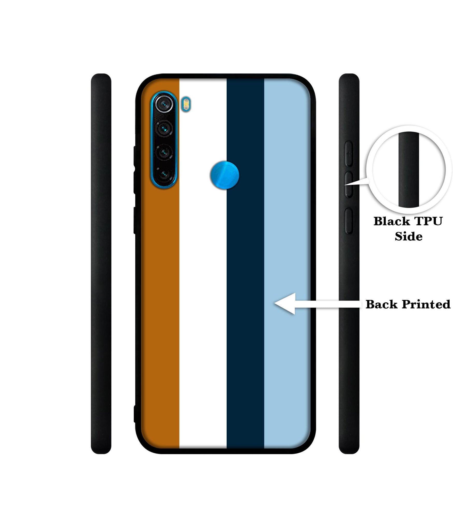 Color Stripes Designer 2D Printed Back Case Cover for Mi Redmi Note 8 4G