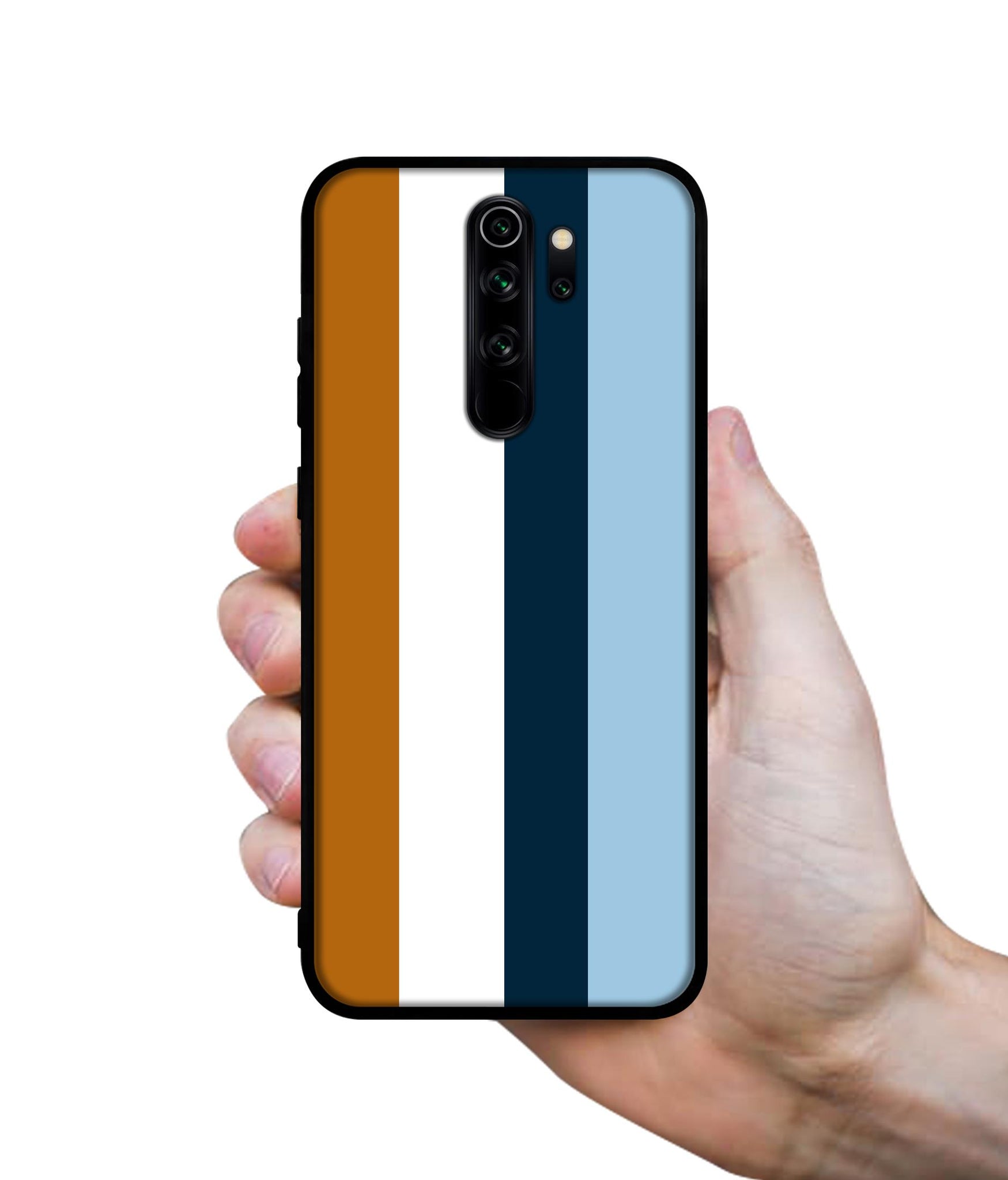 Color Stripes Designer 2D Printed Back Case Cover for Mi Redmi Note 8 Pro 4G