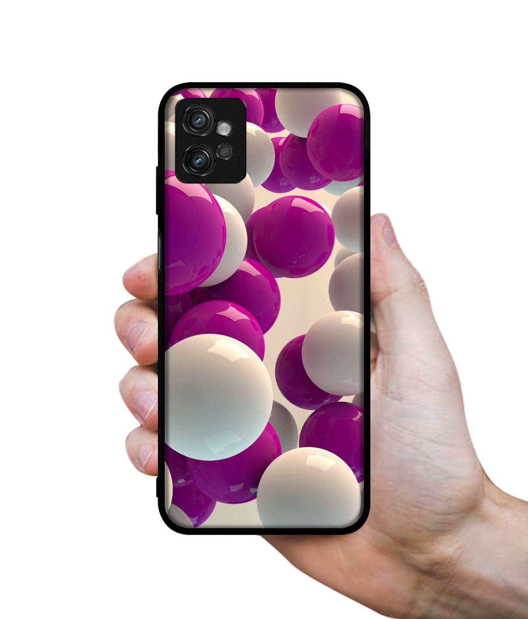 3D Balloons Designer 2D Printed Back Case Cover for Motorola Moto G32 4G