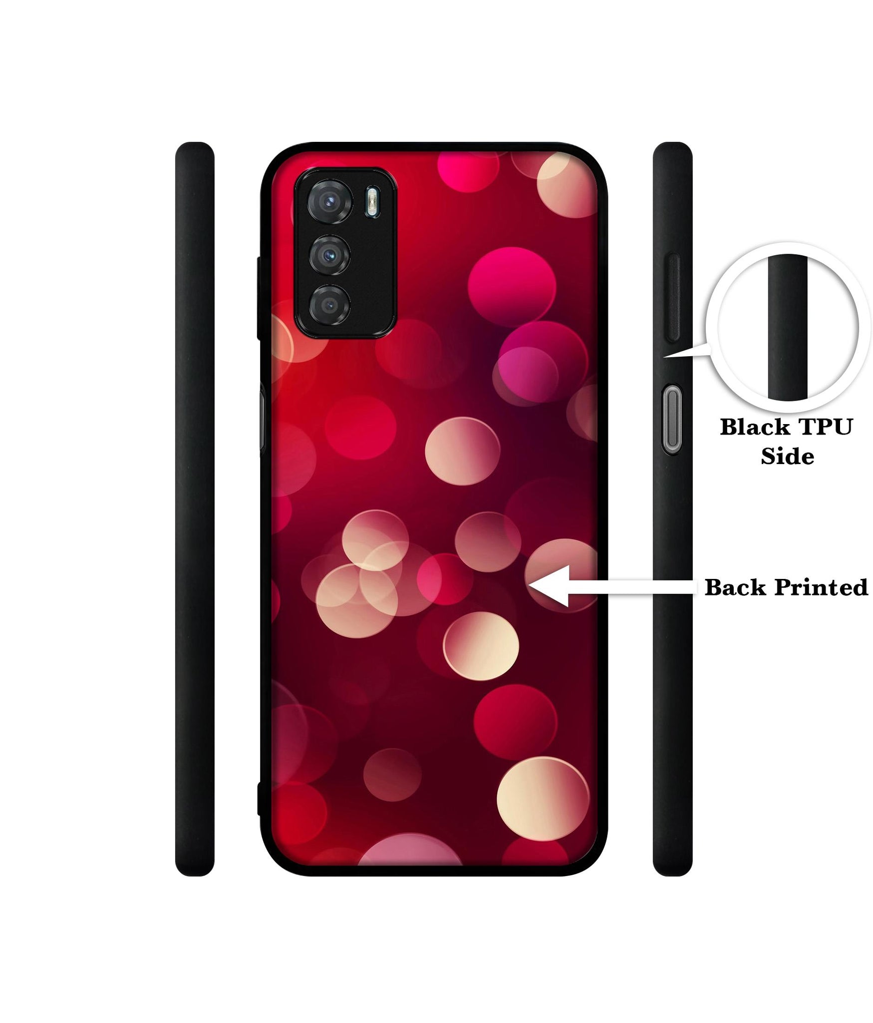 3D Circles Designer 2D Printed Back Case Cover for Motorola Moto G42 4G