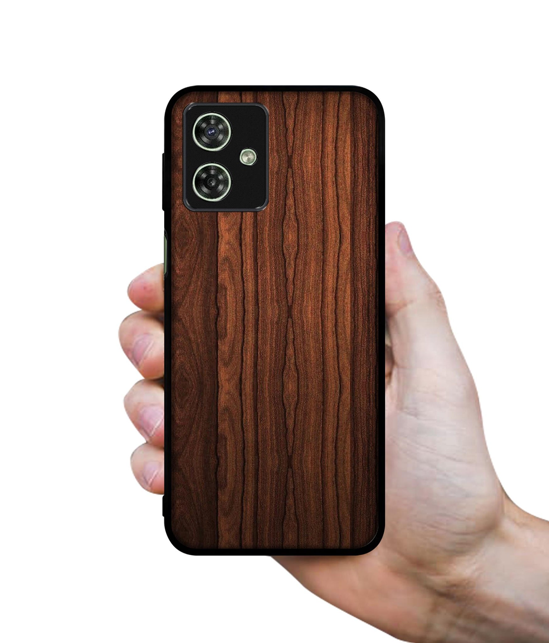 Brown Wooden Texture Designer 2D Printed Back Case Cover for Motorola Moto G54 5G / G54 Power 5G / G64 5G