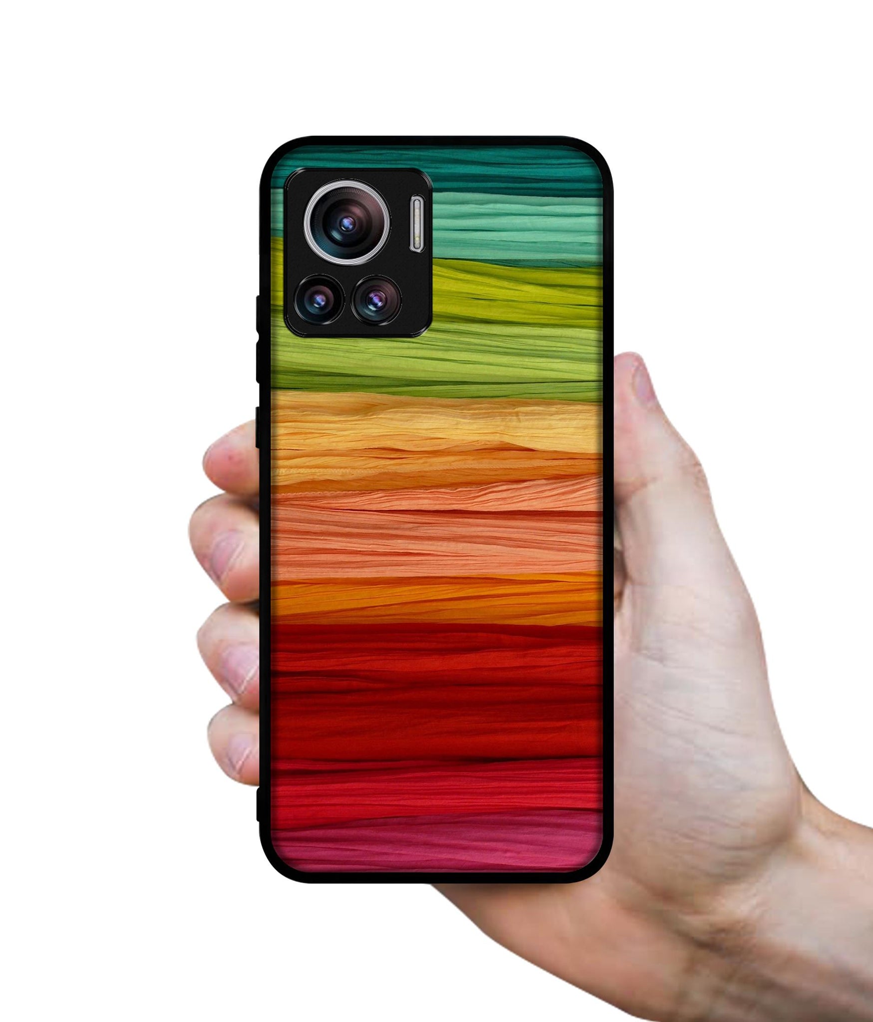 Colorful Thread Designer 2D Printed Back Case Cover for Motorola edge 30 Ultra 5G