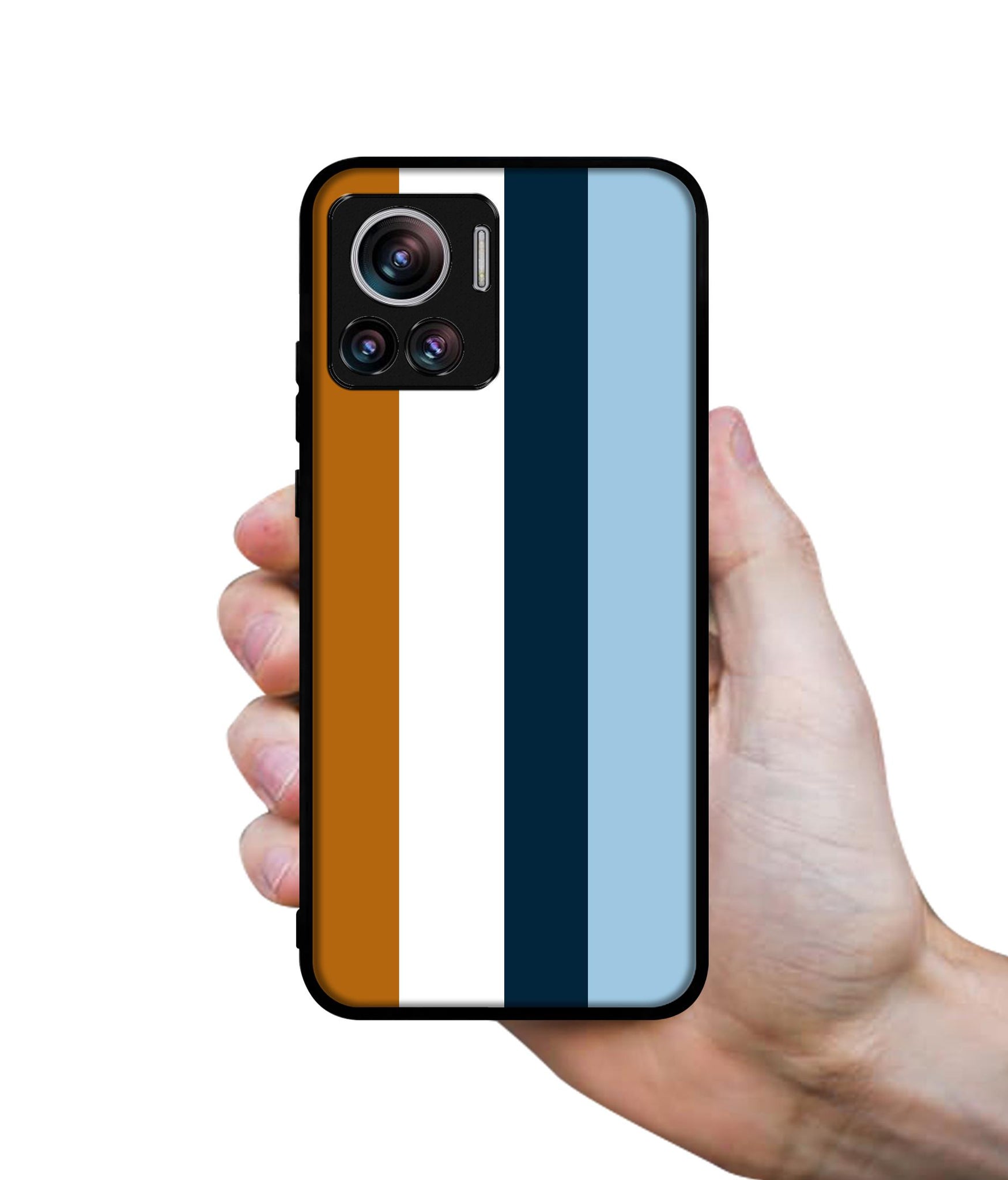 Color Stripes Designer 2D Printed Back Case Cover for Motorola edge 30 Ultra 5G