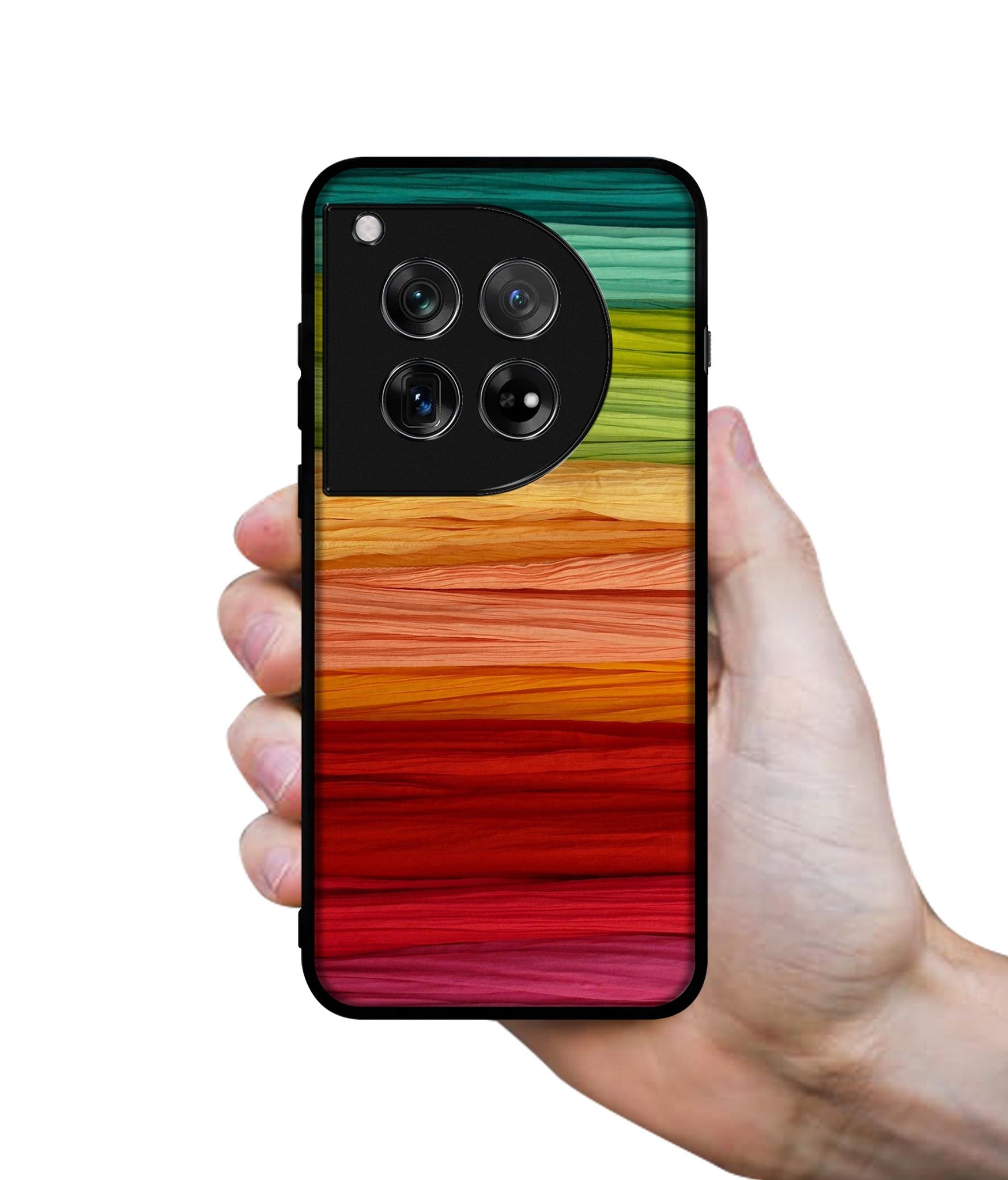 Colorful Thread Designer 2D Printed Back Case Cover for OnePlus 12 5G