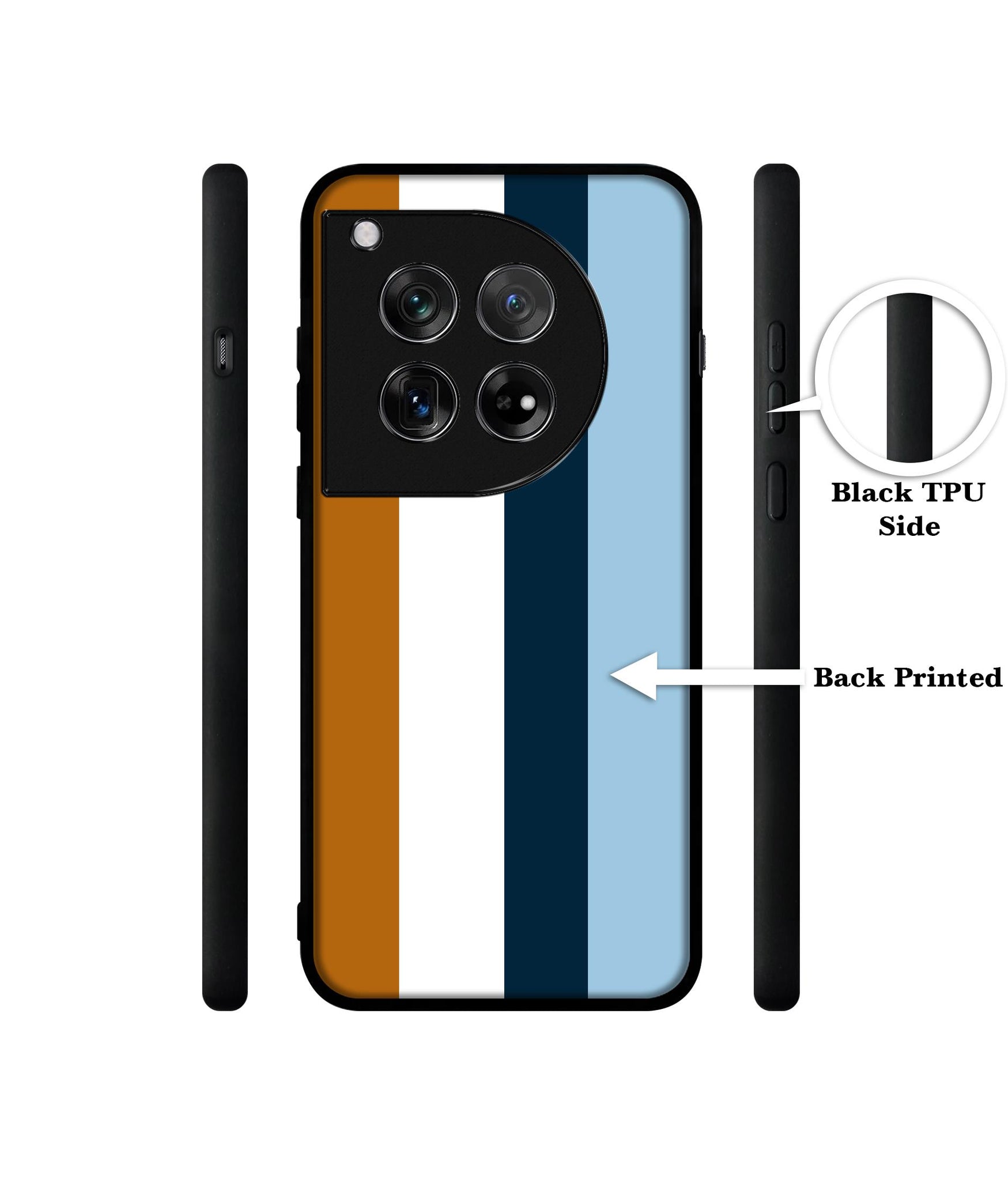 Color Stripes Designer 2D Printed Back Case Cover for OnePlus 12 5G