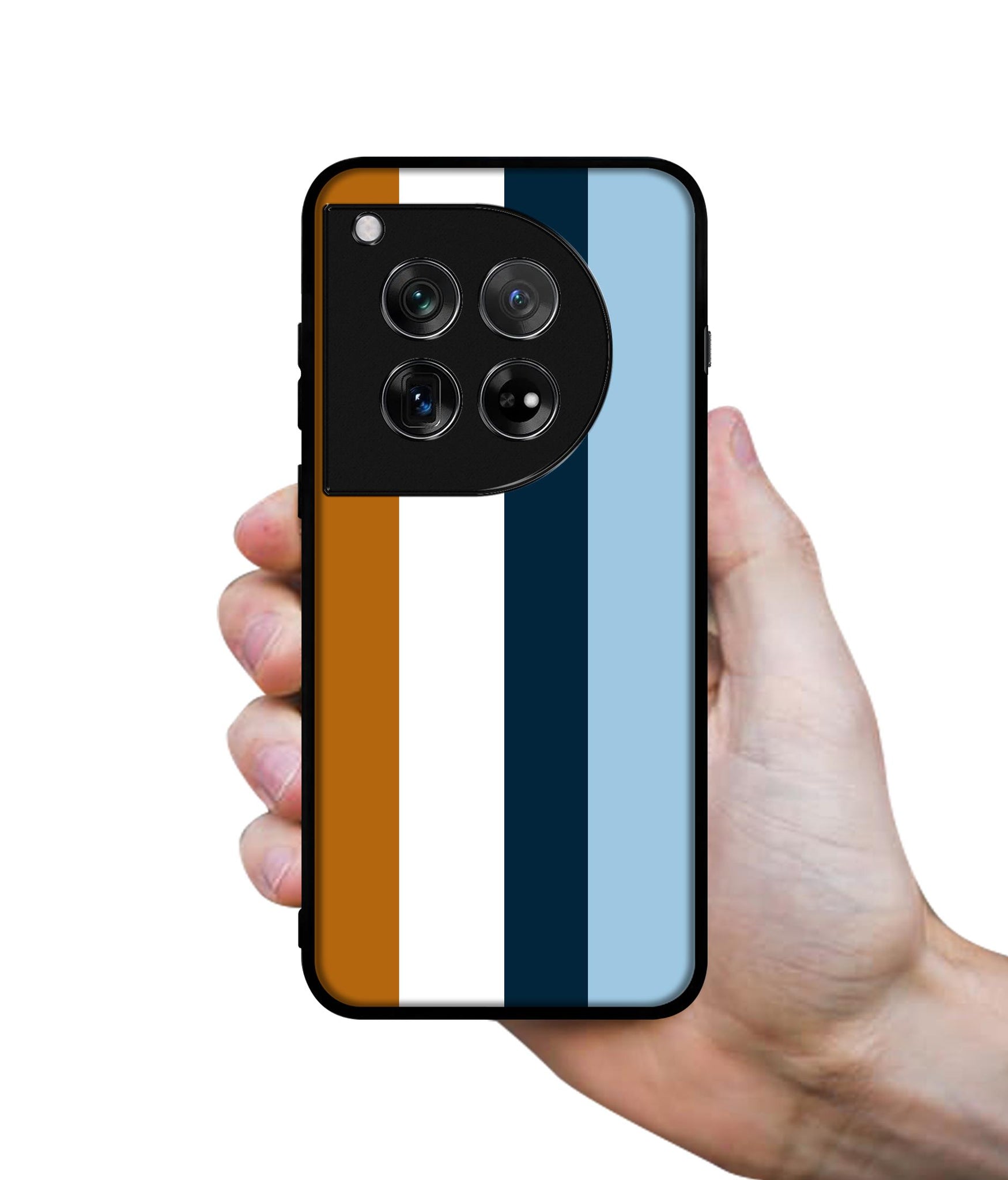 Color Stripes Designer 2D Printed Back Case Cover for OnePlus 12 5G