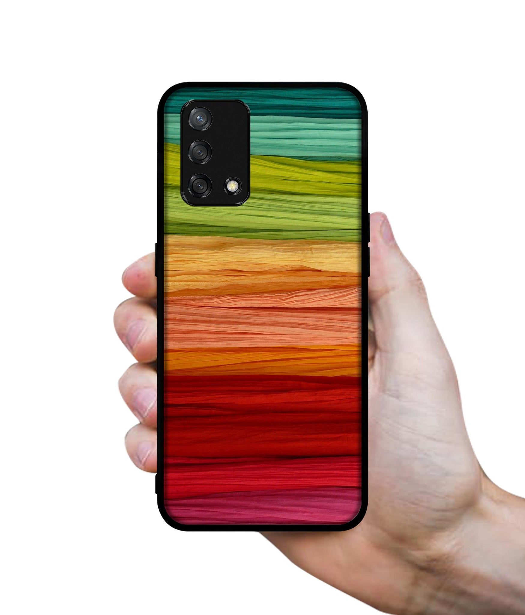 Colorful Thread Designer 2D Printed Back Case Cover for Oppo A74 4G / F19 4G / F19s 4G