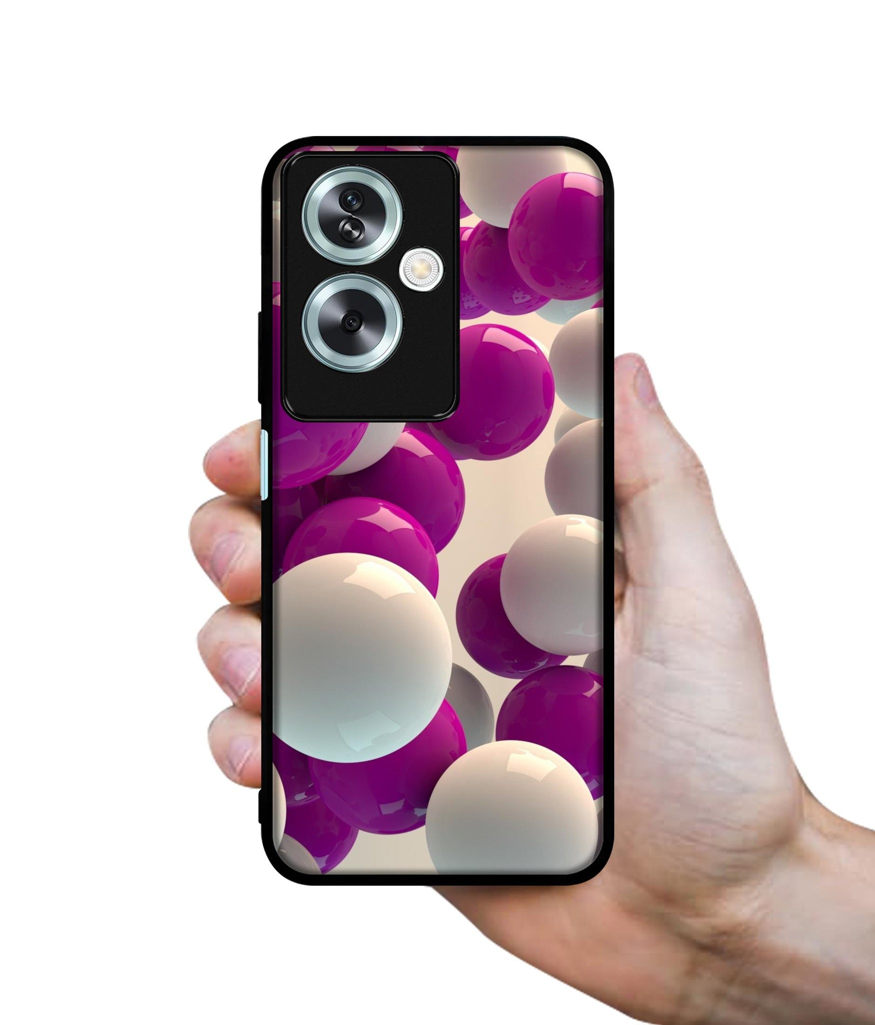 3D Balloons Designer 2D Printed Back Case Cover for Oppo A79 5G