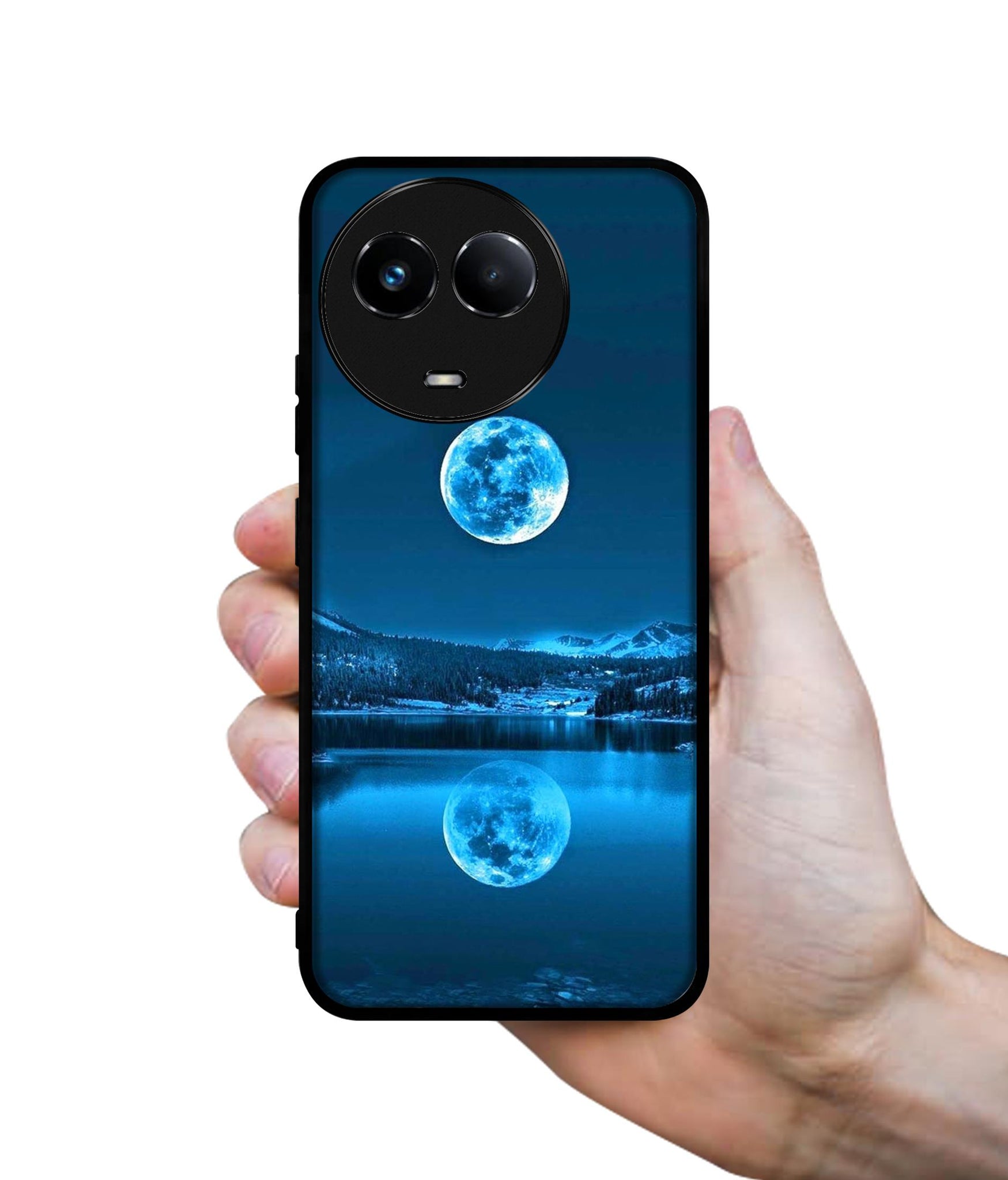 Awesome Moon Designer 2D Printed Back Case Cover for Realme 11 5G / C67 5G / 11X 5G / Narzo 60X 5G