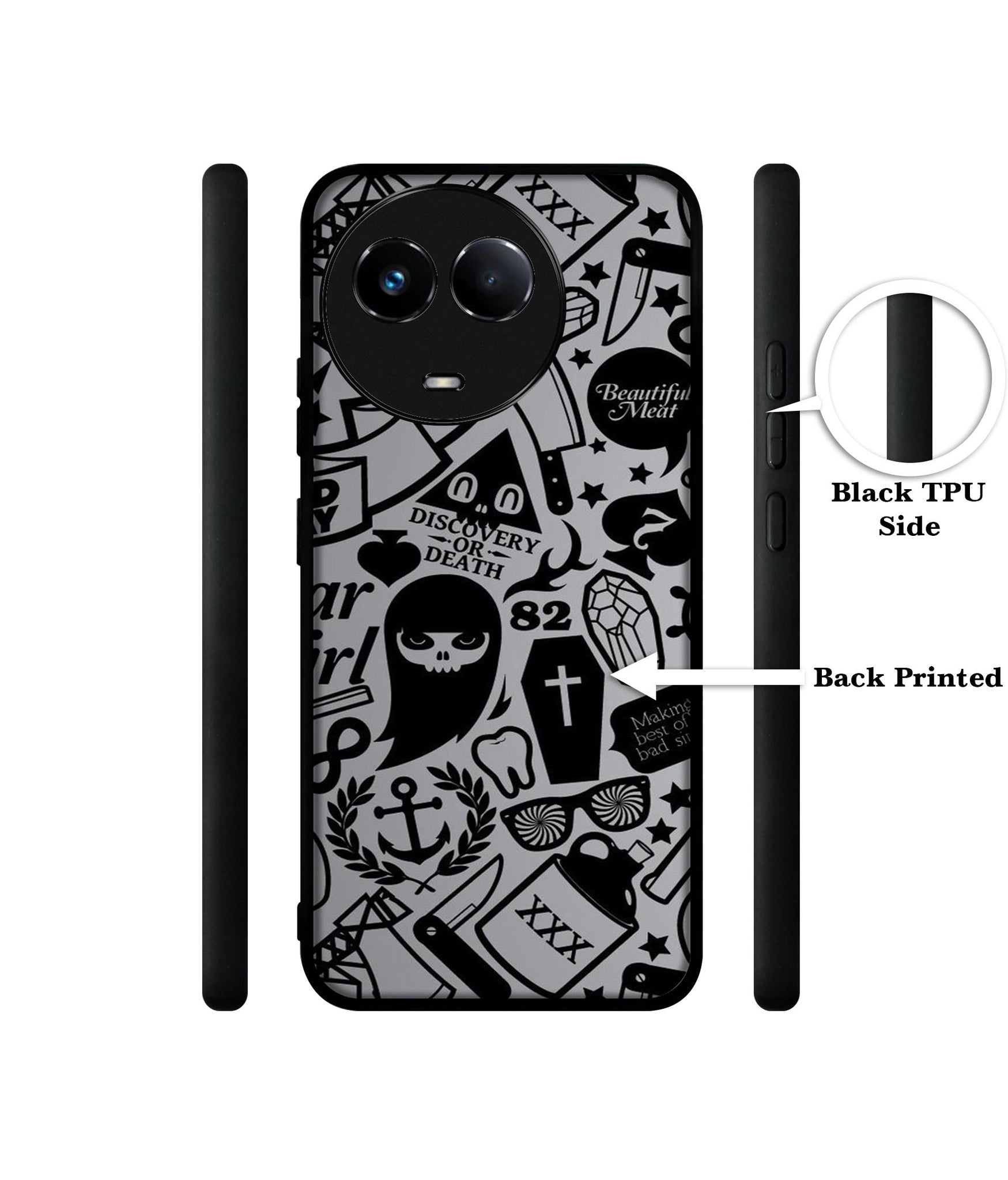 Discover Or Death Designer 2D Printed Back Case Cover for Realme 11 5G / C67 5G / 11X 5G / Narzo 60X 5G