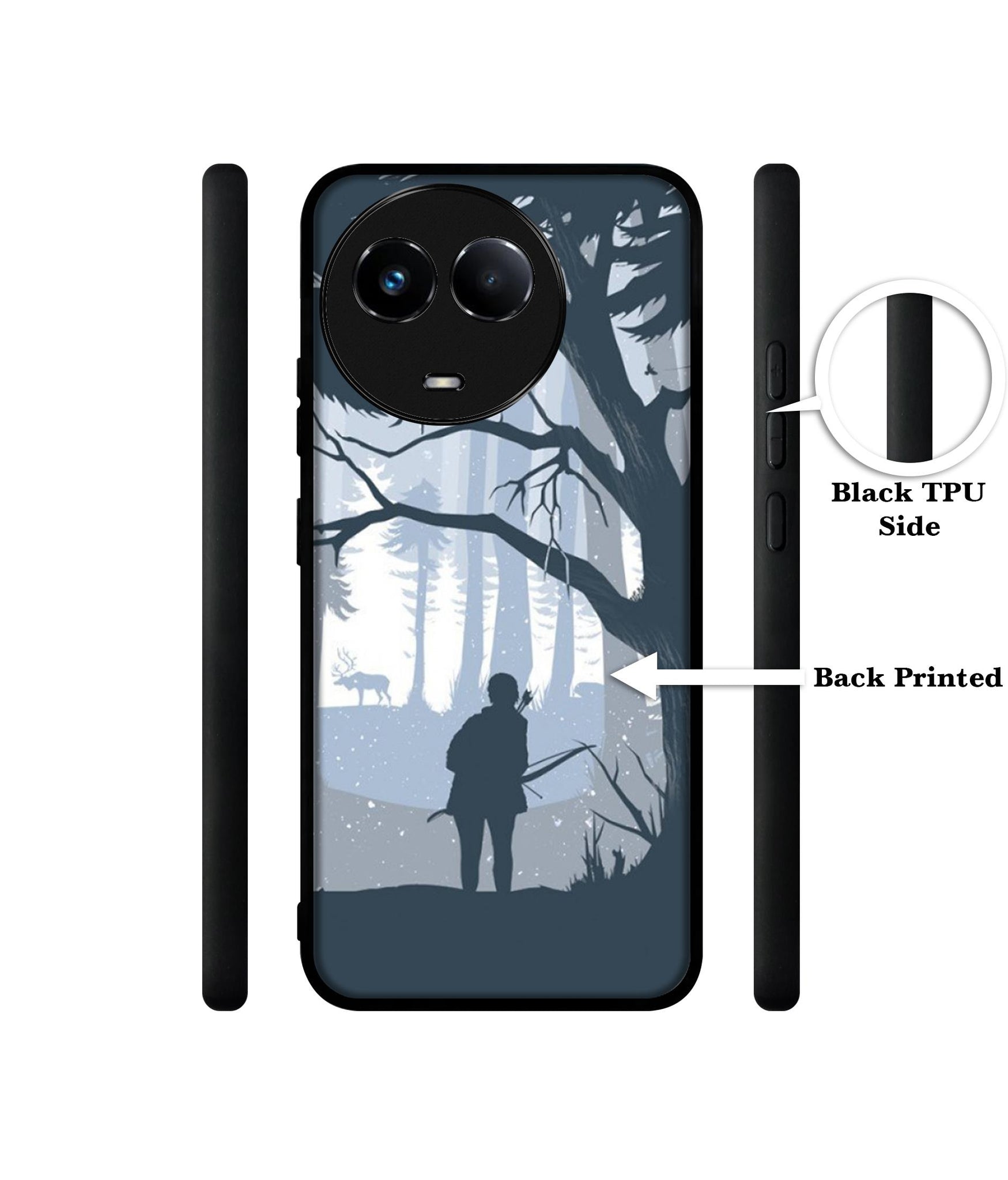 Hunter Designer 2D Printed Back Case Cover for Realme 11 5G / C67 5G / 11X 5G / Narzo 60X 5G