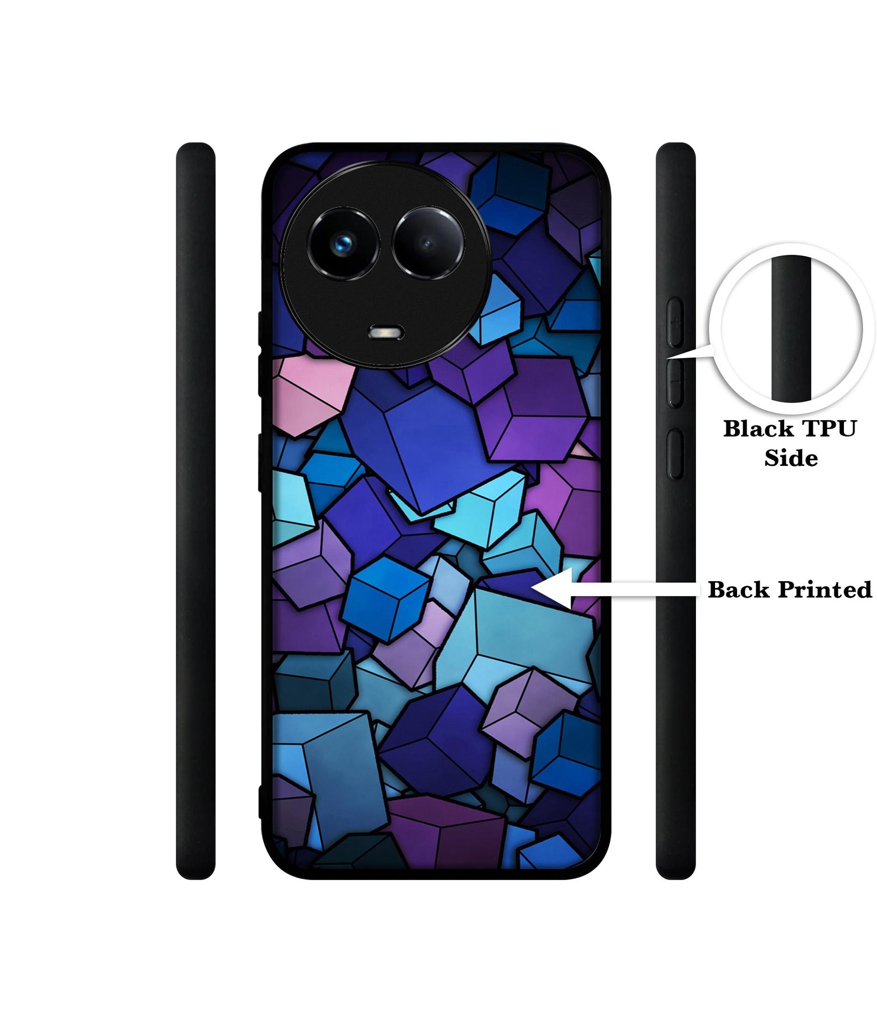 Color Box Designer 2D Printed Back Case Cover for Realme 11 5G / C67 5G / 11X 5G / Narzo 60X 5G