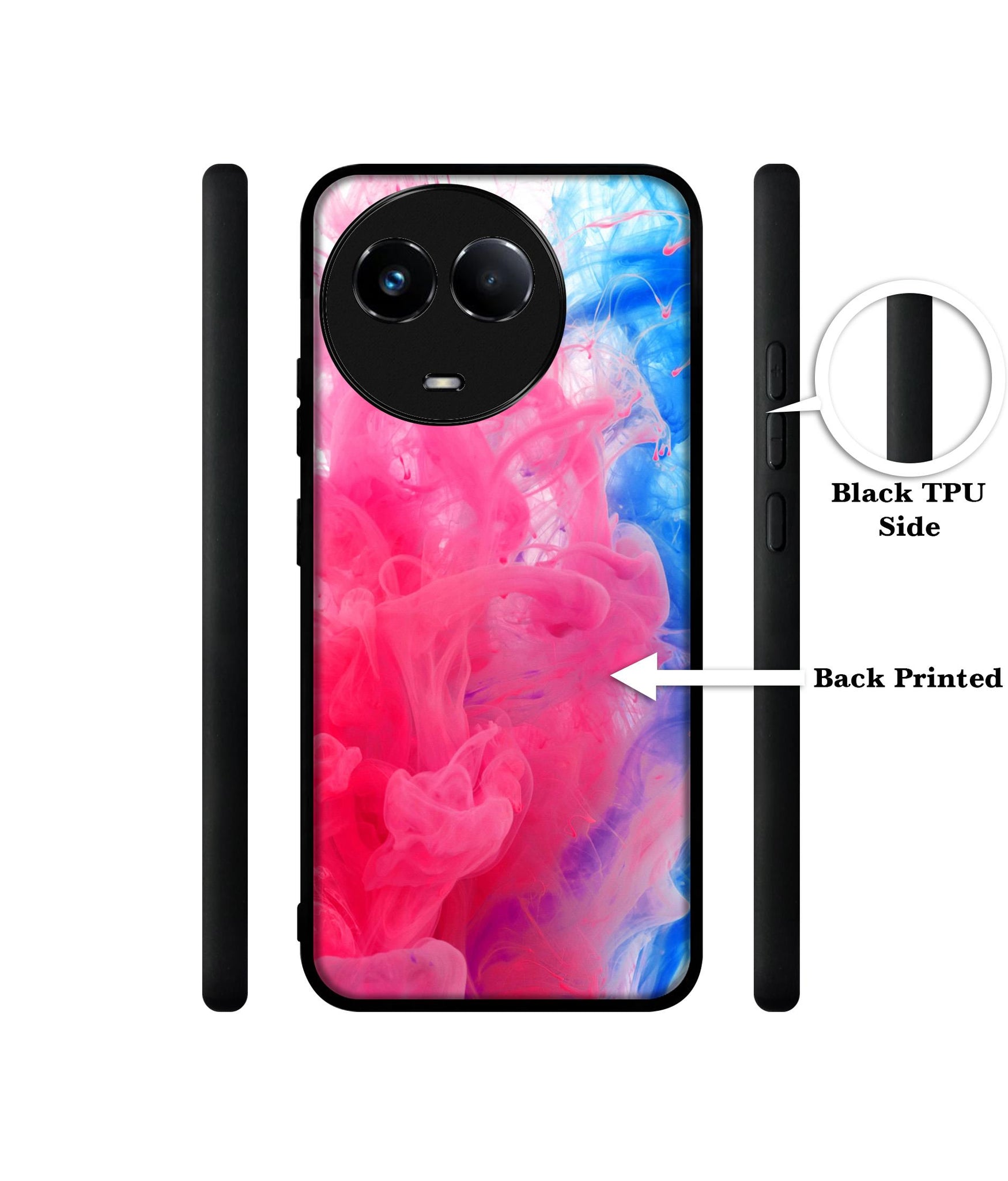 Fractal Paint Designer 2D Printed Back Case Cover for Realme 11 5G / C67 5G / 11X 5G / Narzo 60X 5G