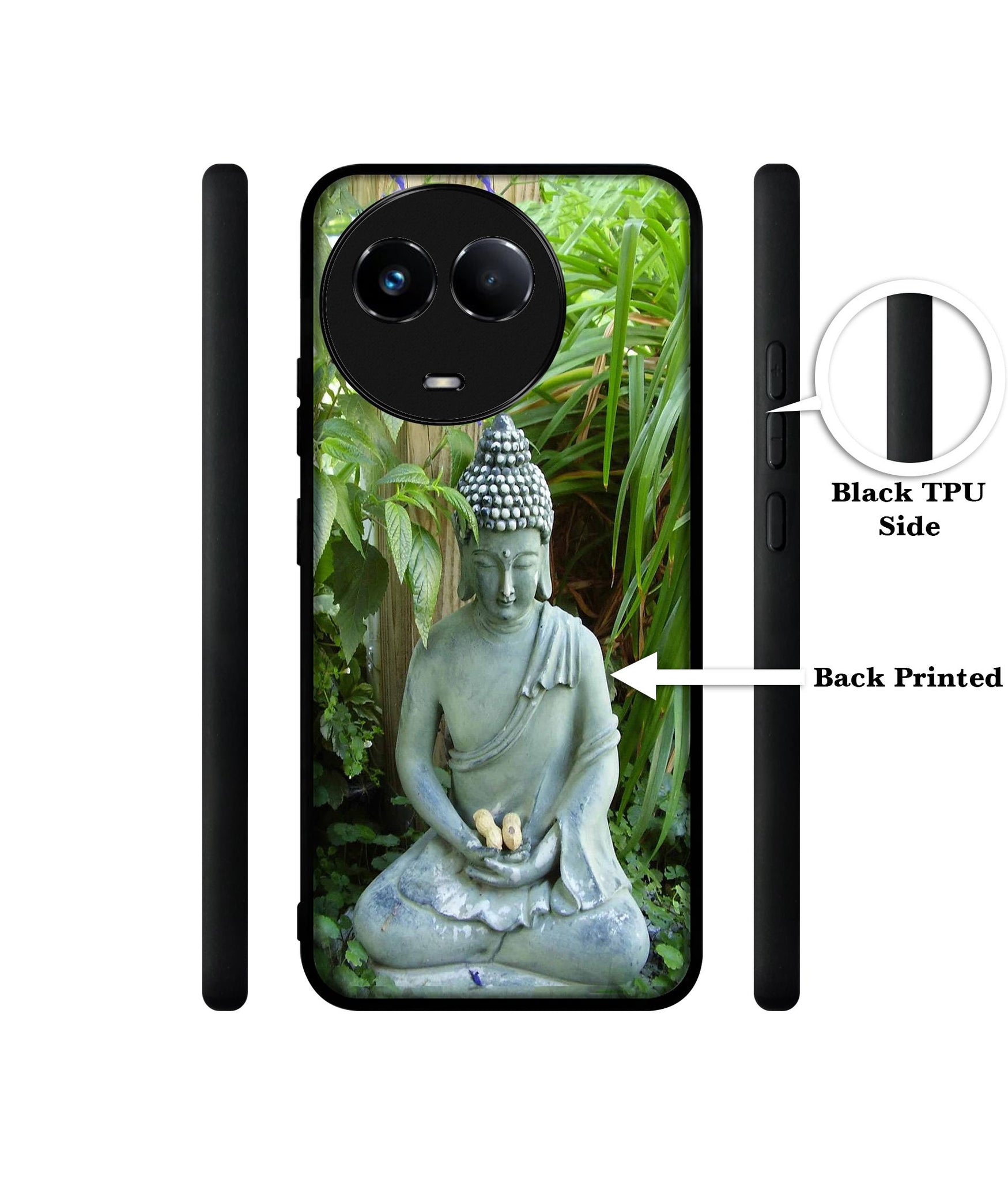 Buddhism Designer 2D Printed Back Case Cover for Realme 11 5G / C67 5G / 11X 5G / Narzo 60X 5G