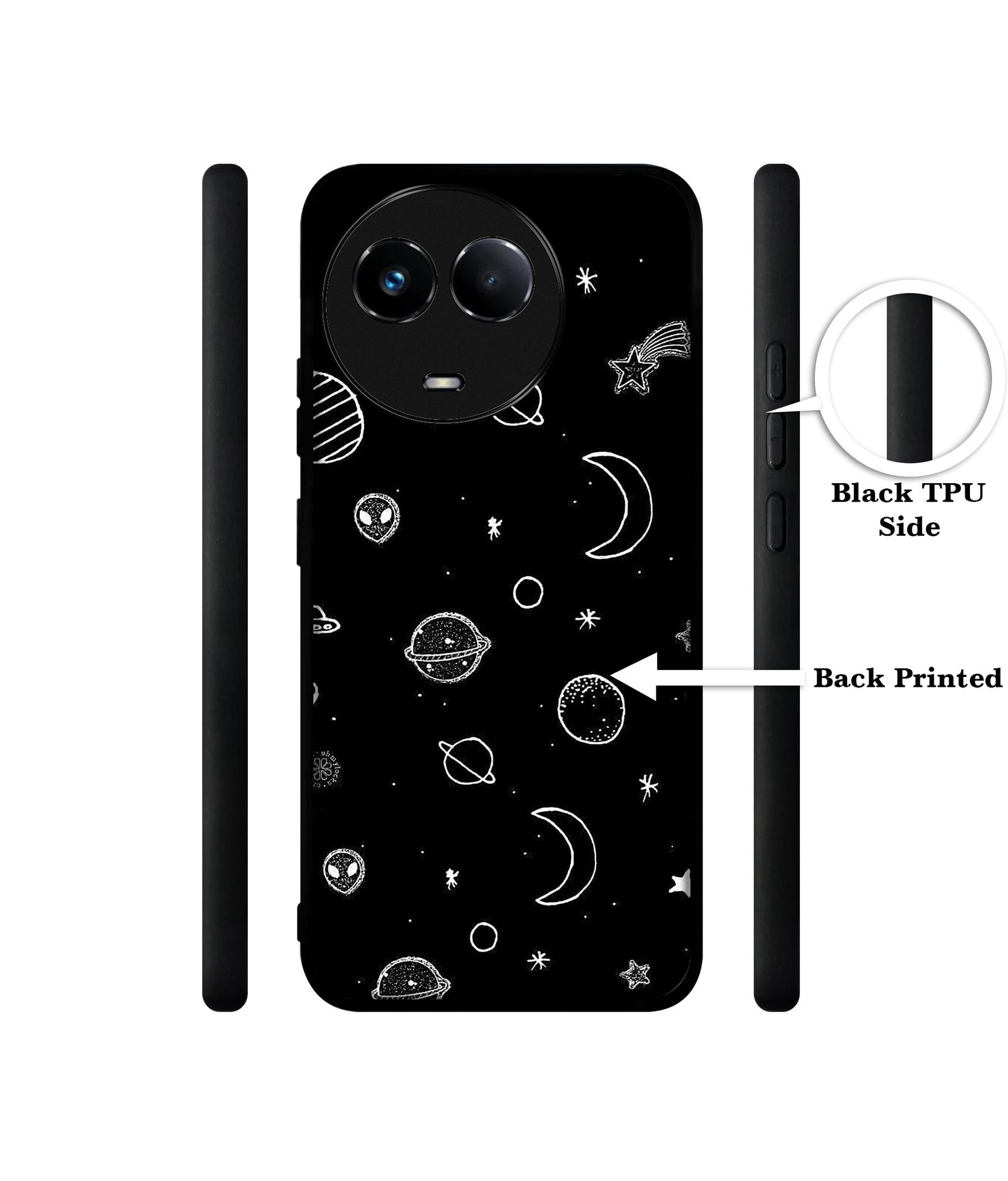 Space Stars Universe Designer 2D Printed Back Case Cover for Realme 11 5G / C67 5G / 11X 5G / Narzo 60X 5G