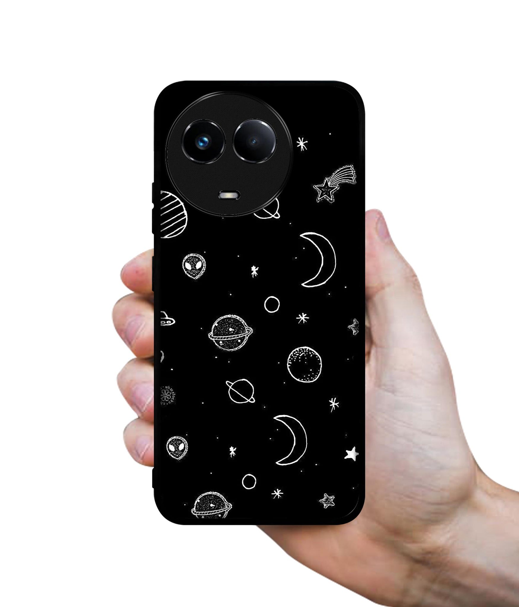 Space Stars Universe Designer 2D Printed Back Case Cover for Realme 11 5G / C67 5G / 11X 5G / Narzo 60X 5G