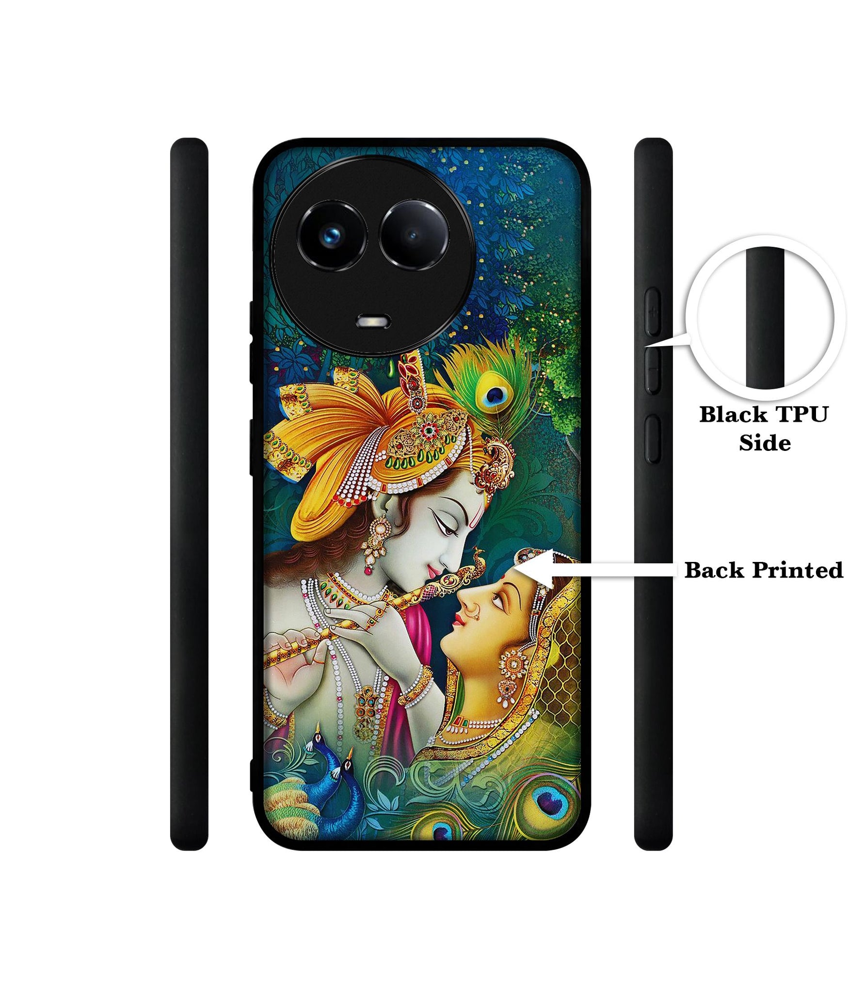 Radha Kishan Love Designer 2D Printed Back Case Cover for Realme 11 5G / C67 5G / 11X 5G / Narzo 60X 5G