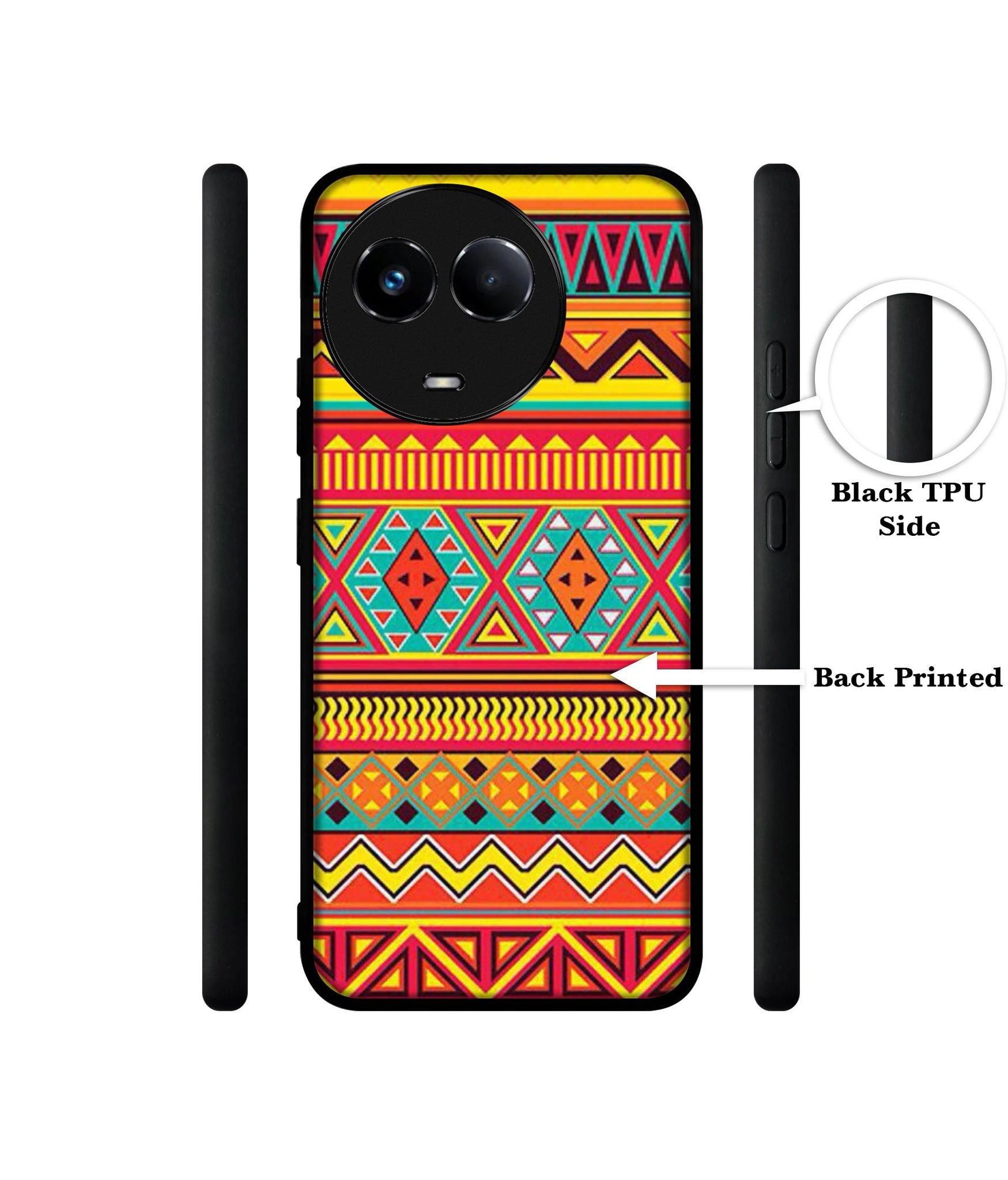 Artistic Rangoli Designer 2D Printed Back Case Cover for Realme 11 5G / C67 5G / 11X 5G / Narzo 60X 5G