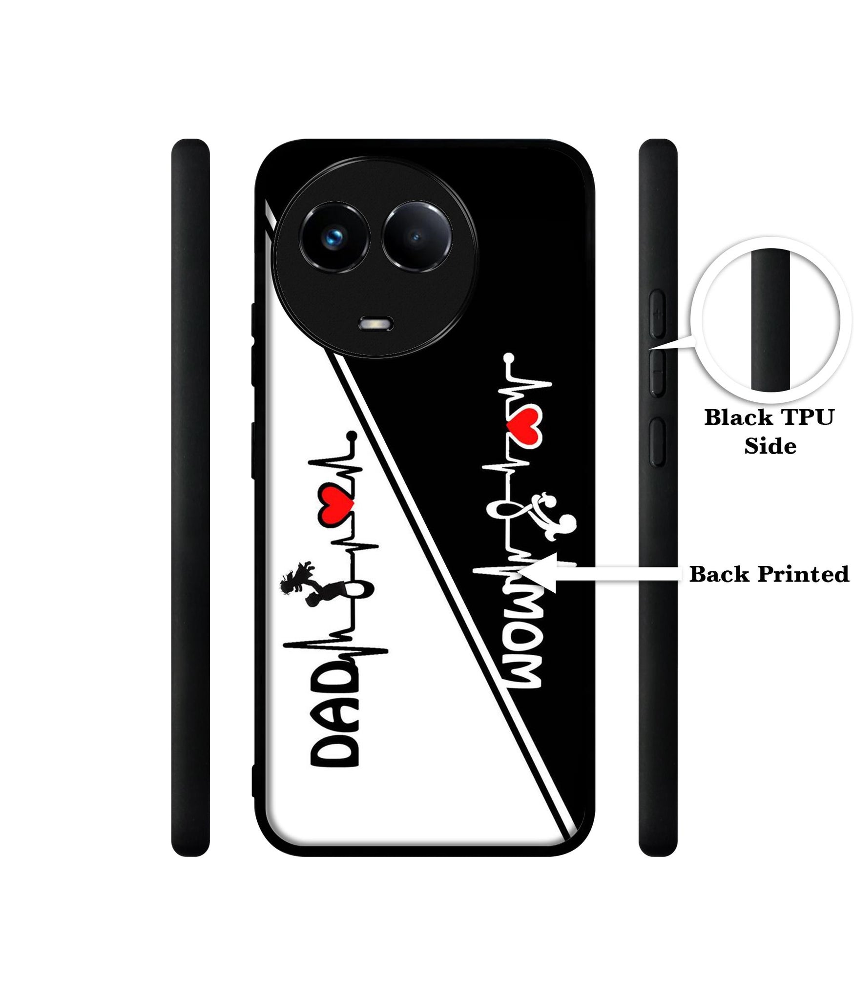 Mom and Dad Lover Designer 2D Printed Back Case Cover for Realme 11 5G / C67 5G / 11X 5G / Narzo 60X 5G