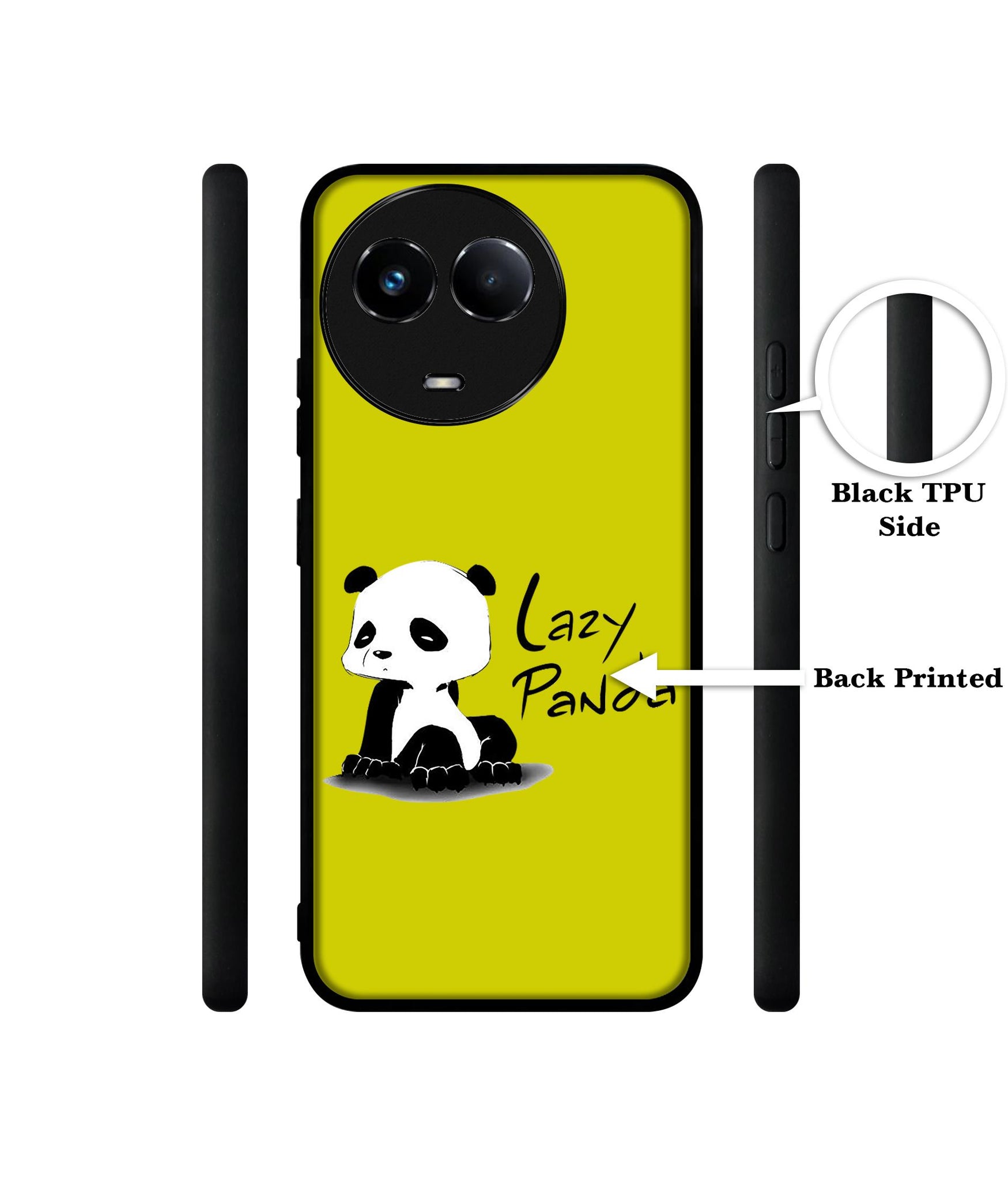 Lazy Panda Designer 2D Printed Back Case Cover for Realme 11 5G / C67 5G / 11X 5G / Narzo 60X 5G