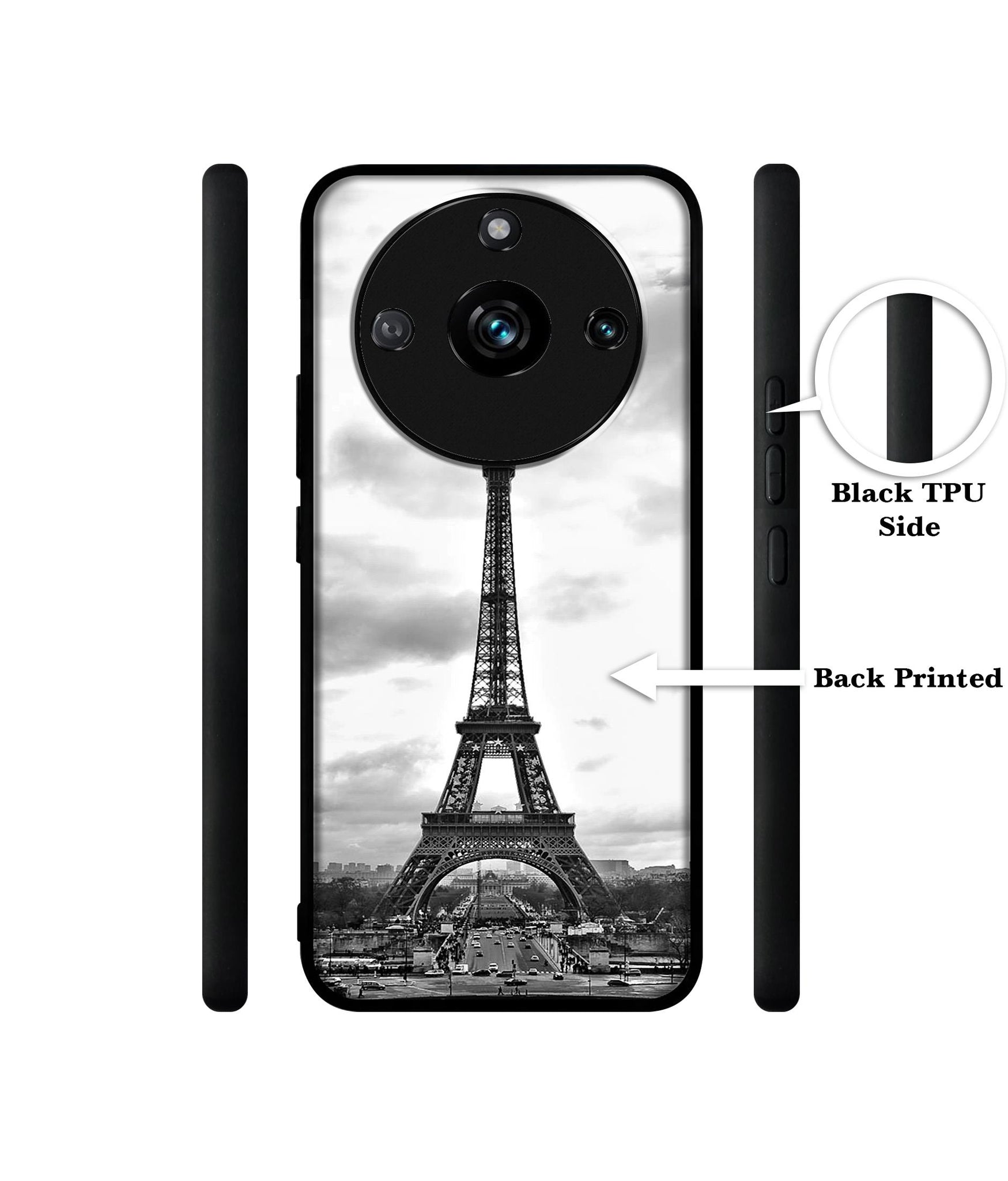 Eiffel Tower Designer 2D Printed Back Case Cover for Realme 11 Pro 5G / 11 Pro Plus 5G / Narzo 60 Pro 5G