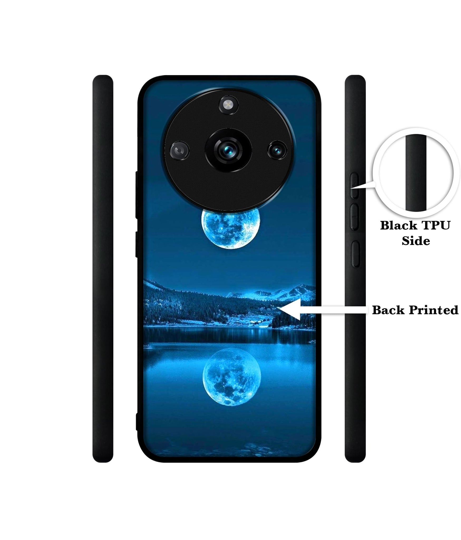 Awesome Moon Designer 2D Printed Back Case Cover for Realme 11 Pro 5G / 11 Pro Plus 5G / Narzo 60 Pro 5G