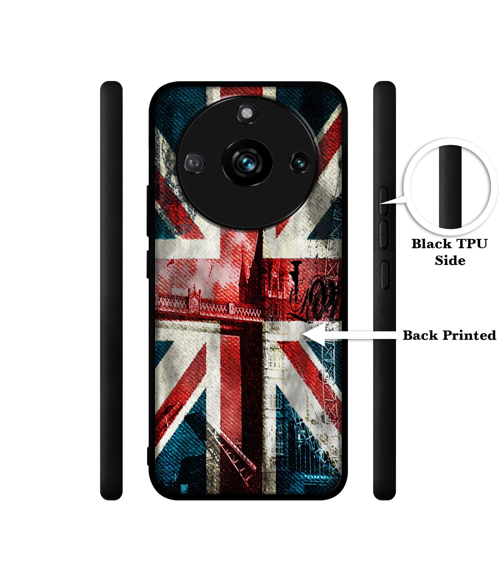 London Flag wallpaper Designer 2D Printed Back Case Cover for Realme 11 Pro 5G / 11 Pro Plus 5G / Narzo 60 Pro 5G