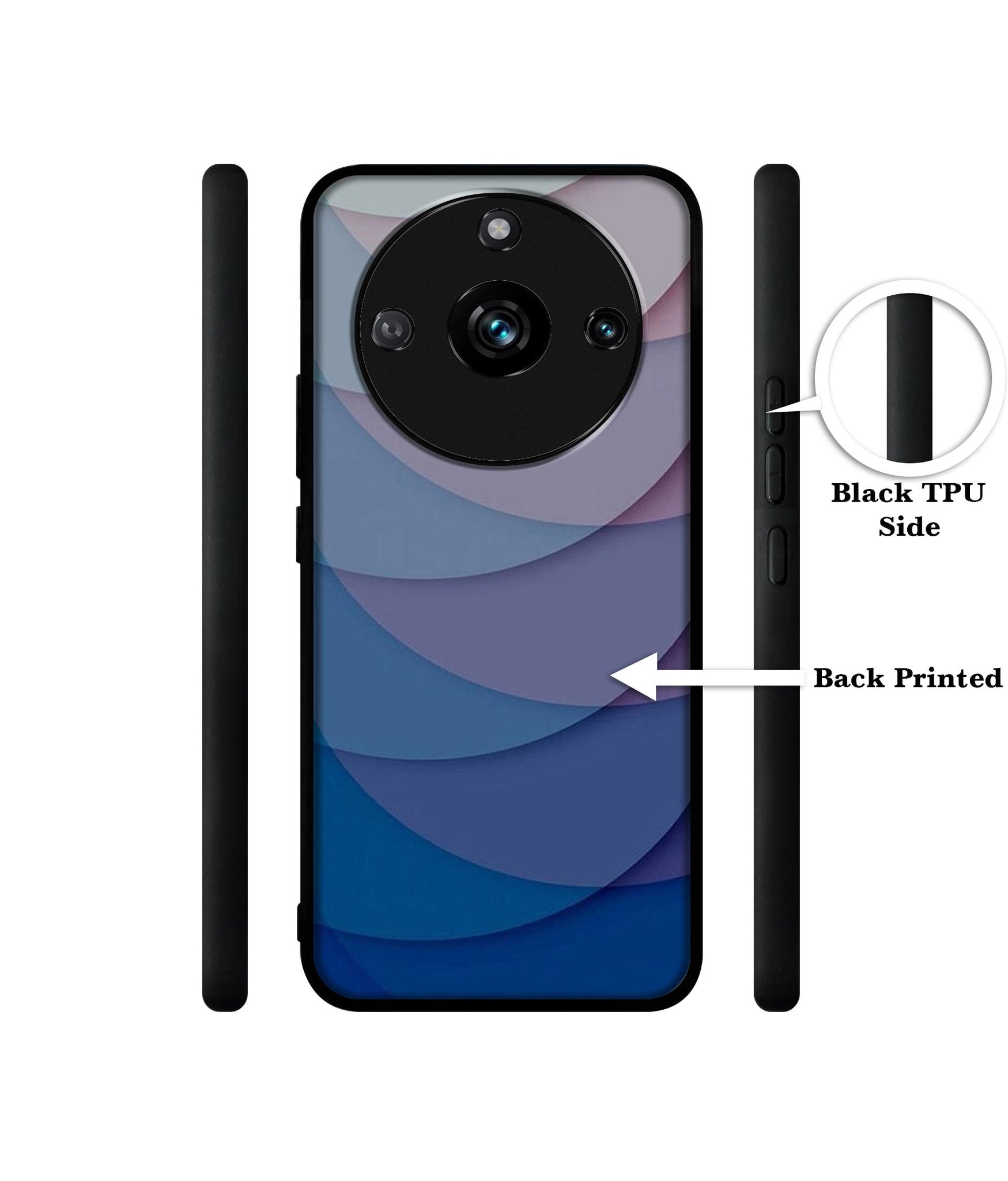 Waves Pattern Print Designer 2D Printed Back Case Cover for Realme 11 Pro 5G / 11 Pro Plus 5G / Narzo 60 Pro 5G