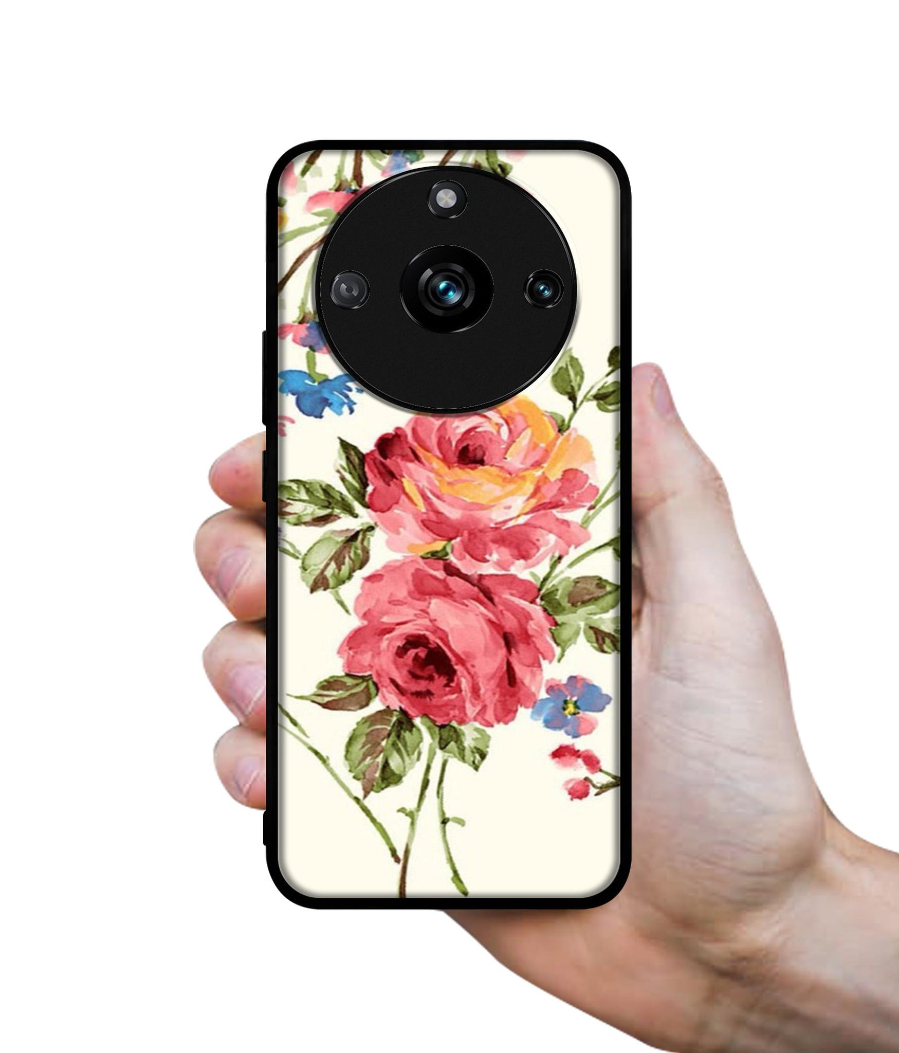 Vintage Painting Flower Designer 2D Printed Back Case Cover for Realme 11 Pro 5G / 11 Pro Plus 5G / Narzo 60 Pro 5G