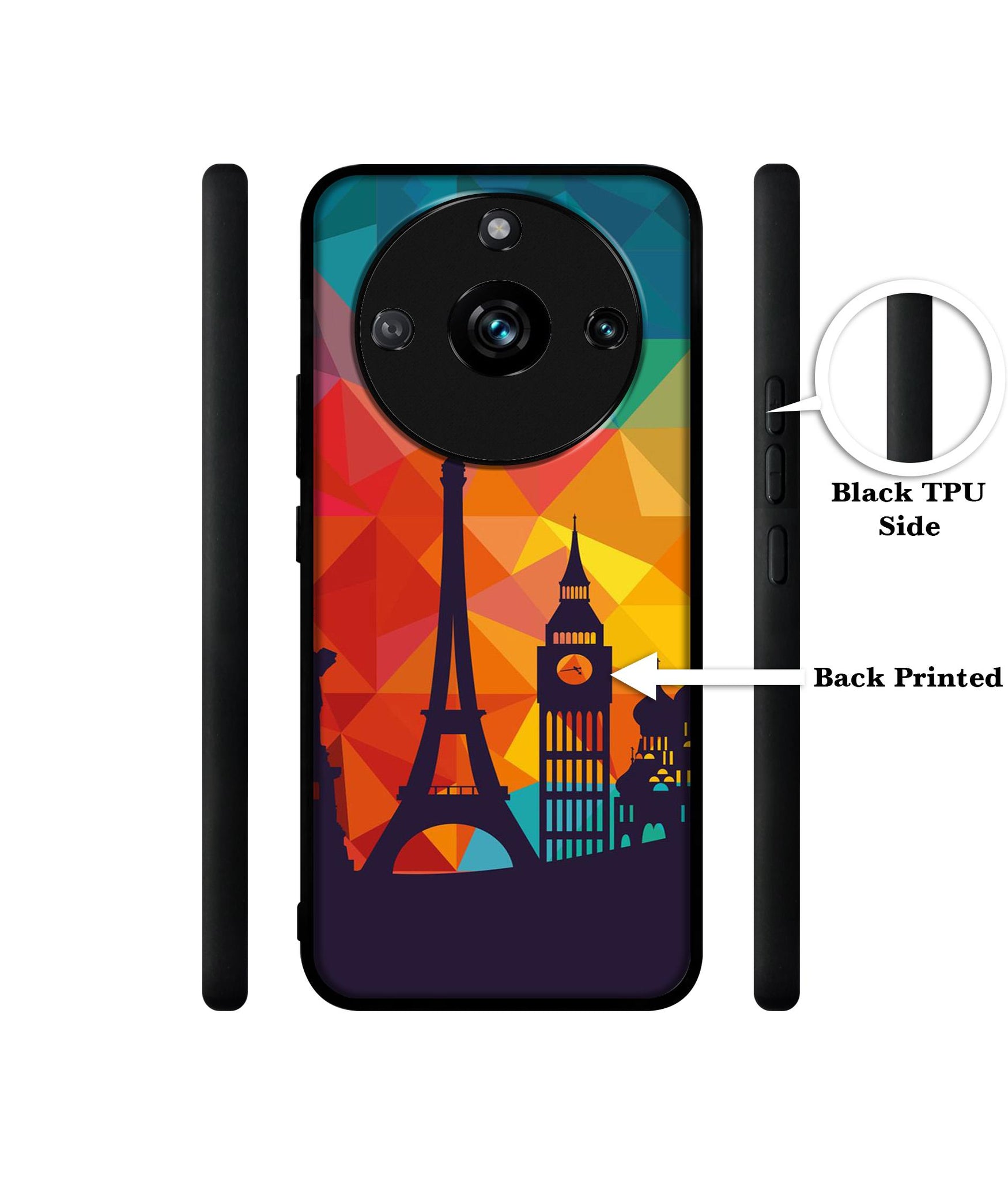 Colored Paris Designer 2D Printed Back Case Cover for Realme 11 Pro 5G / 11 Pro Plus 5G / Narzo 60 Pro 5G