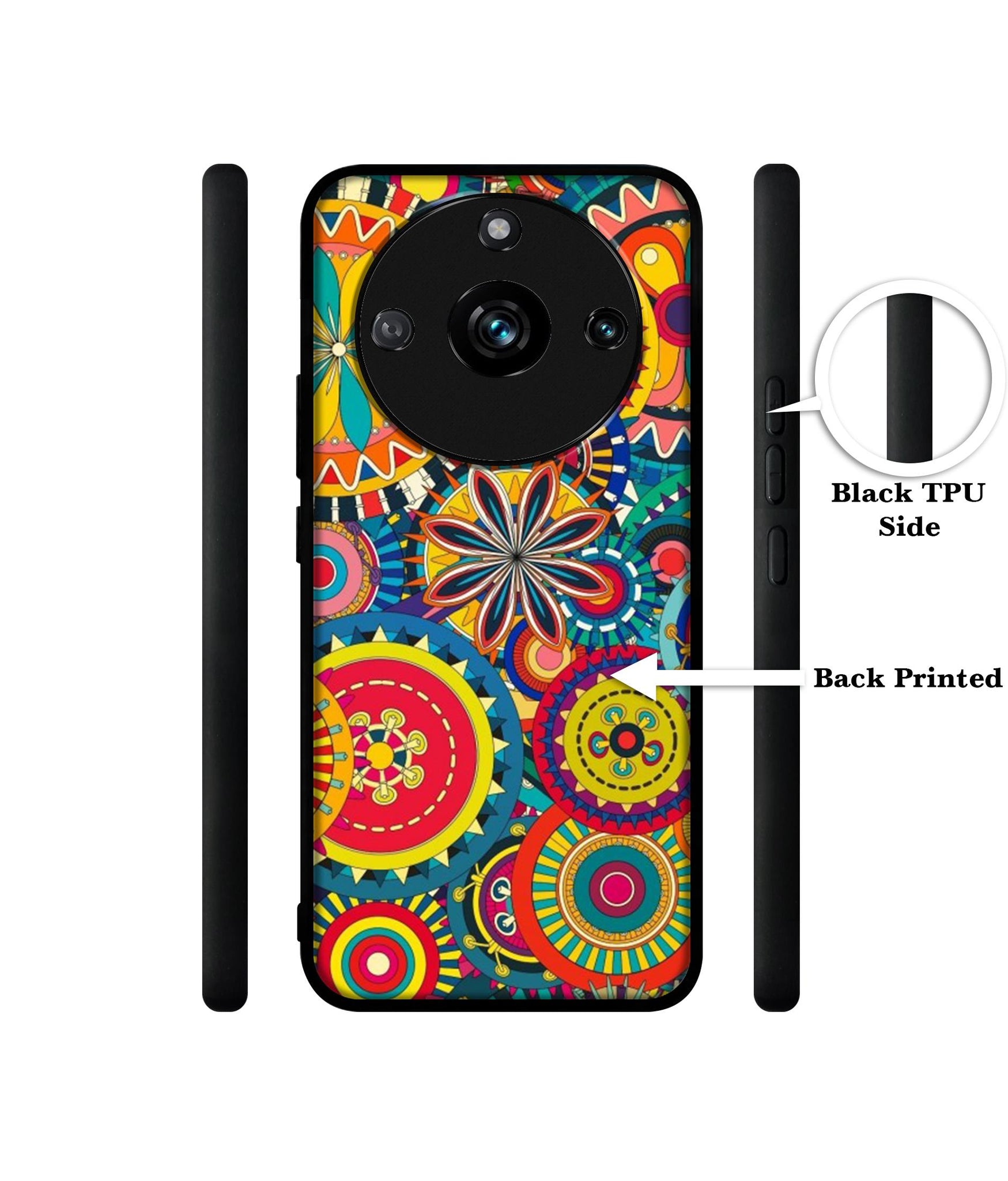 Ring Pattern Print Designer 2D Printed Back Case Cover for Realme 11 Pro 5G / 11 Pro Plus 5G / Narzo 60 Pro 5G