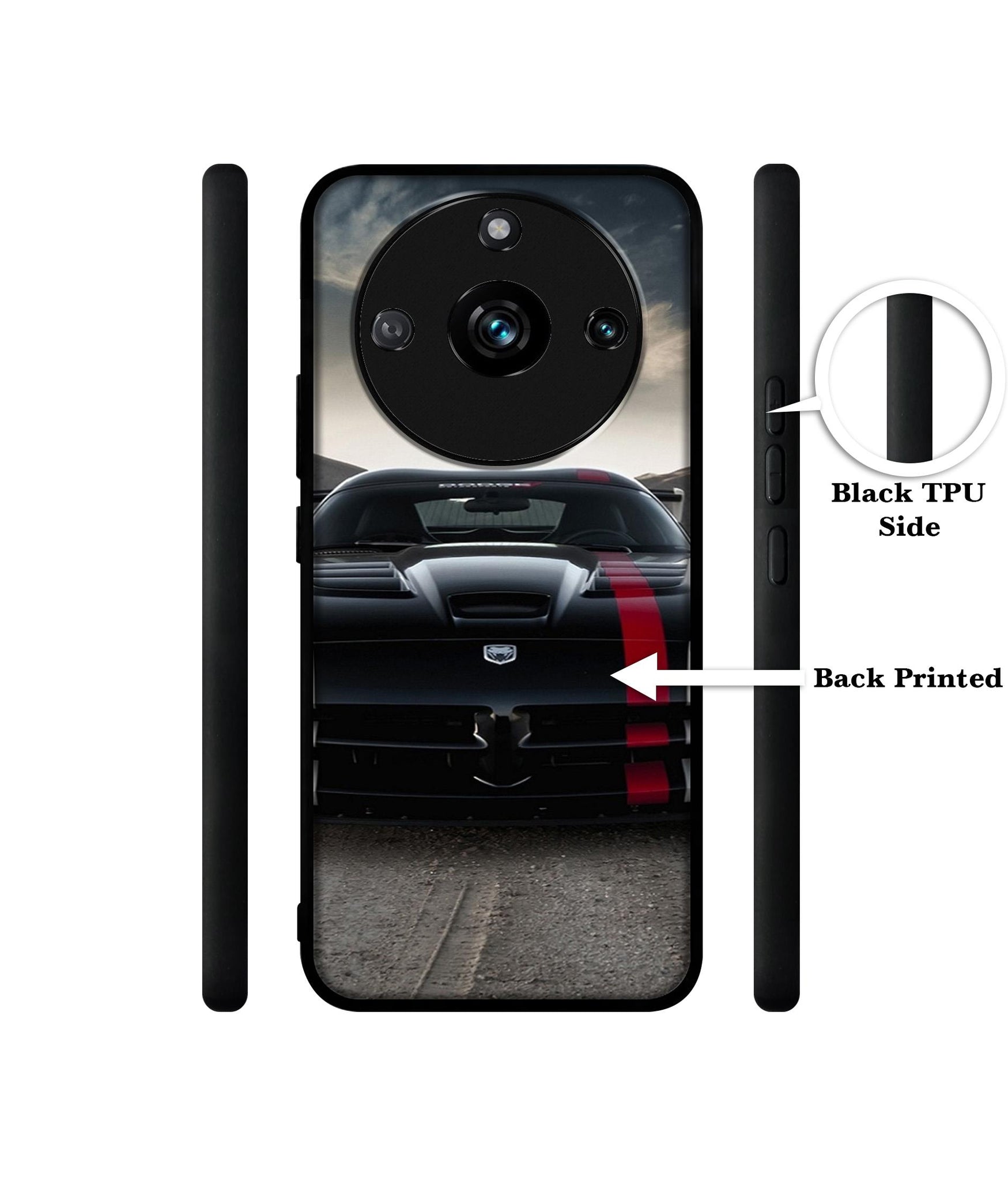 Sports Car Pattern Designer 2D Printed Back Case Cover for Realme 11 Pro 5G / 11 Pro Plus 5G / Narzo 60 Pro 5G