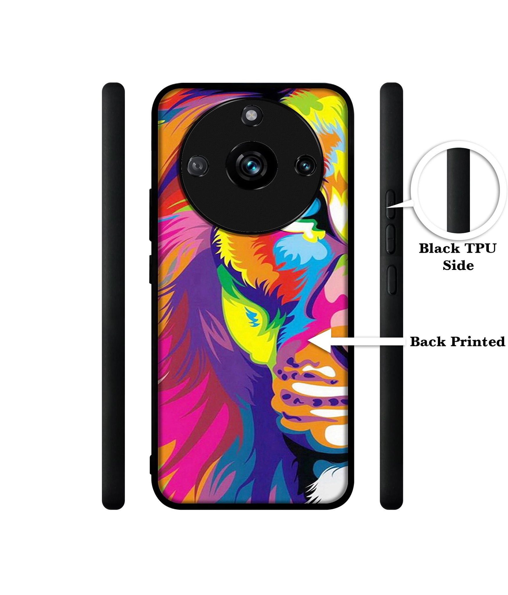 Lion Designer 2D Printed Back Case Cover for Realme 11 Pro 5G / 11 Pro Plus 5G / Narzo 60 Pro 5G