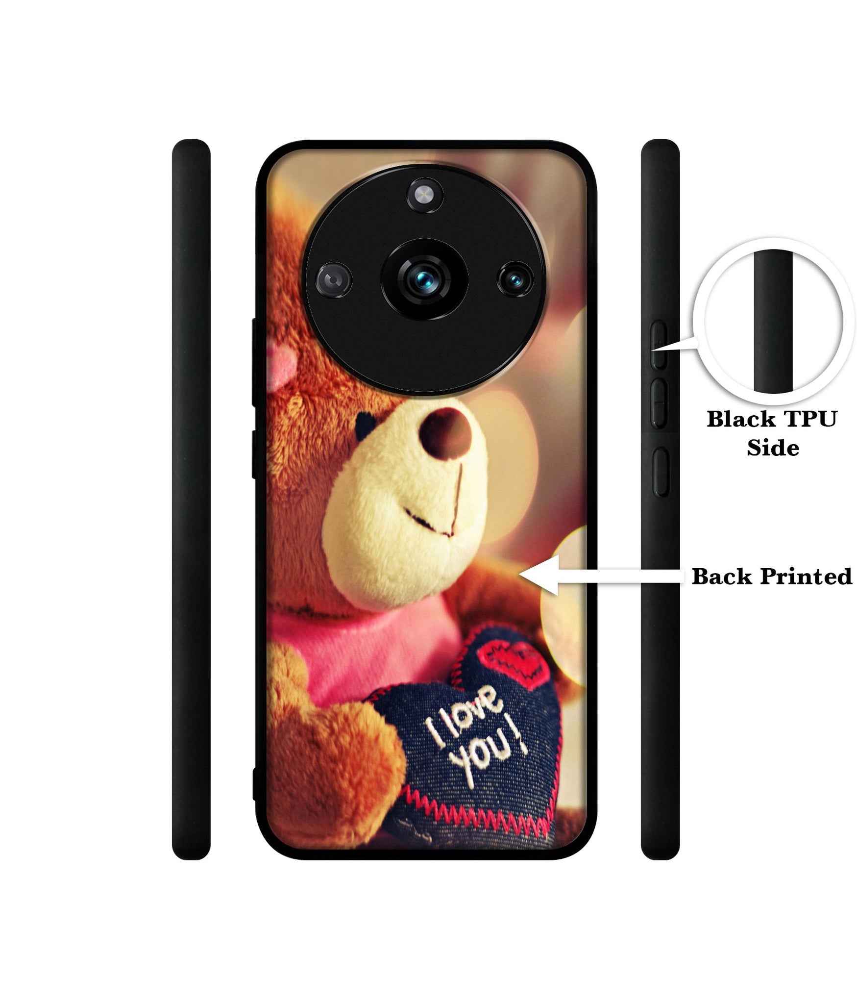Teddy Bear Designer 2D Printed Back Case Cover for Realme 11 Pro 5G / 11 Pro Plus 5G / Narzo 60 Pro 5G