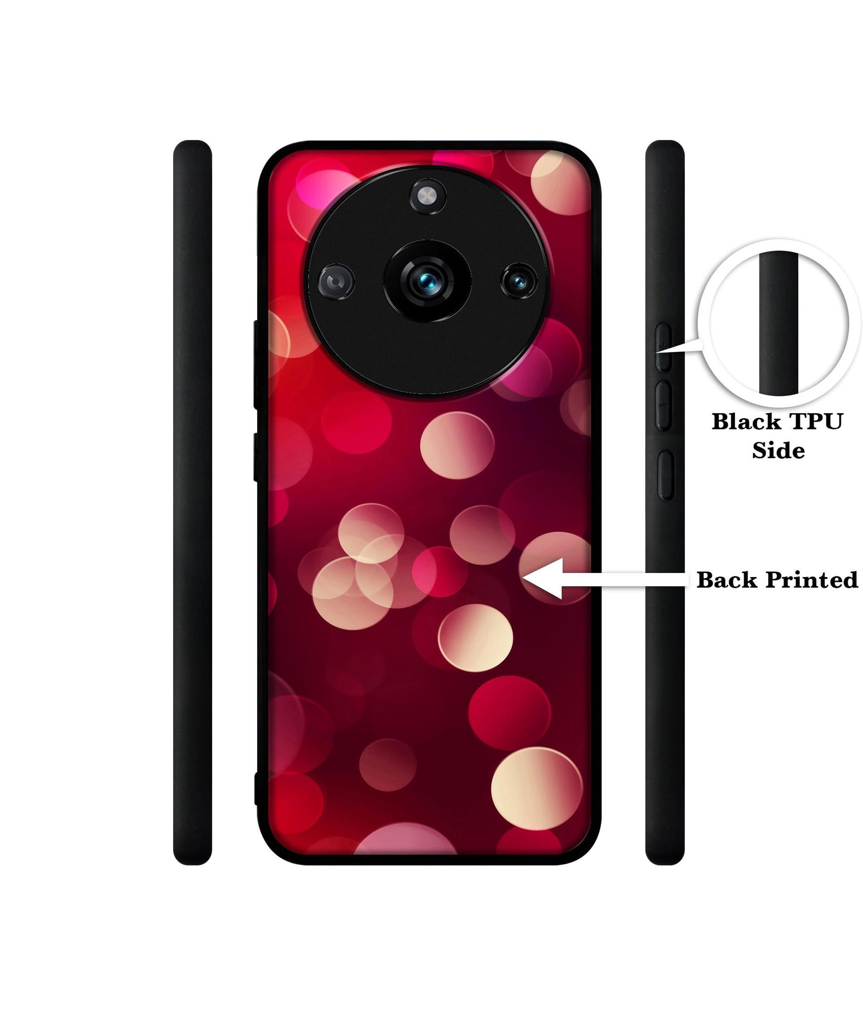 3D Circles Designer 2D Printed Back Case Cover for Realme 11 Pro 5G / 11 Pro Plus 5G / Narzo 60 Pro 5G