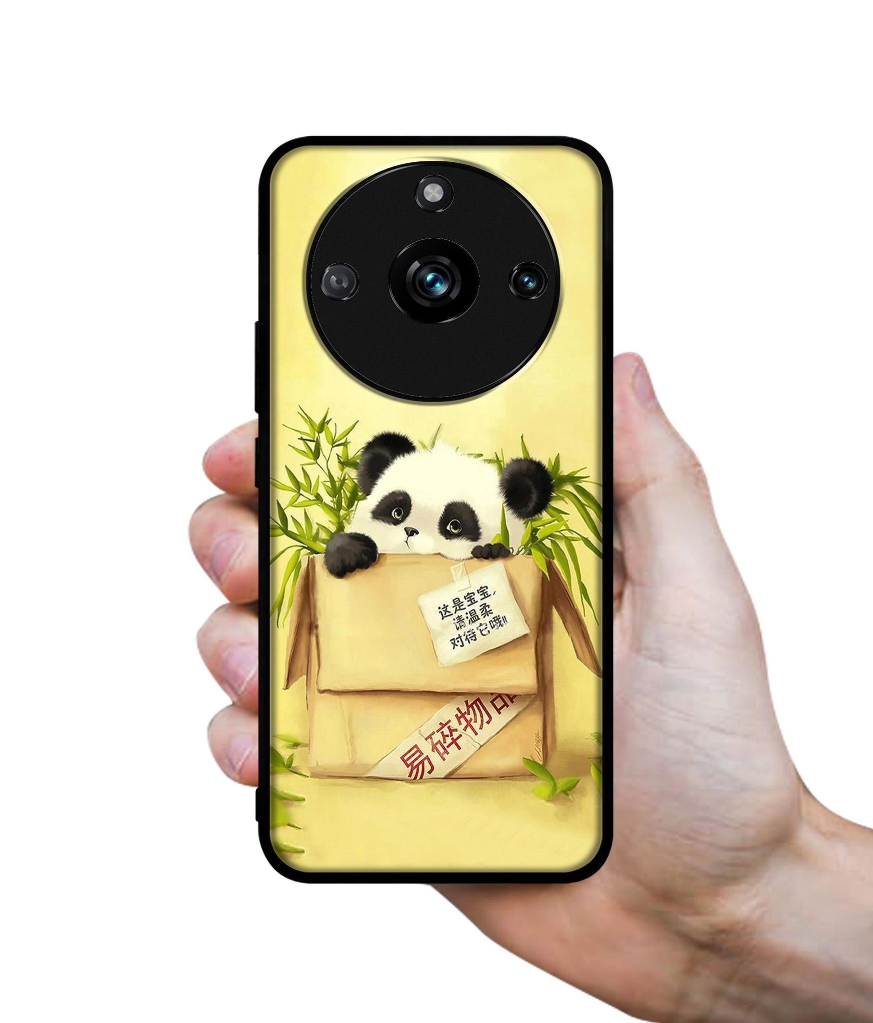 Panda In Box Designer 2D Printed Back Case Cover for Realme 11 Pro 5G / 11 Pro Plus 5G / Narzo 60 Pro 5G