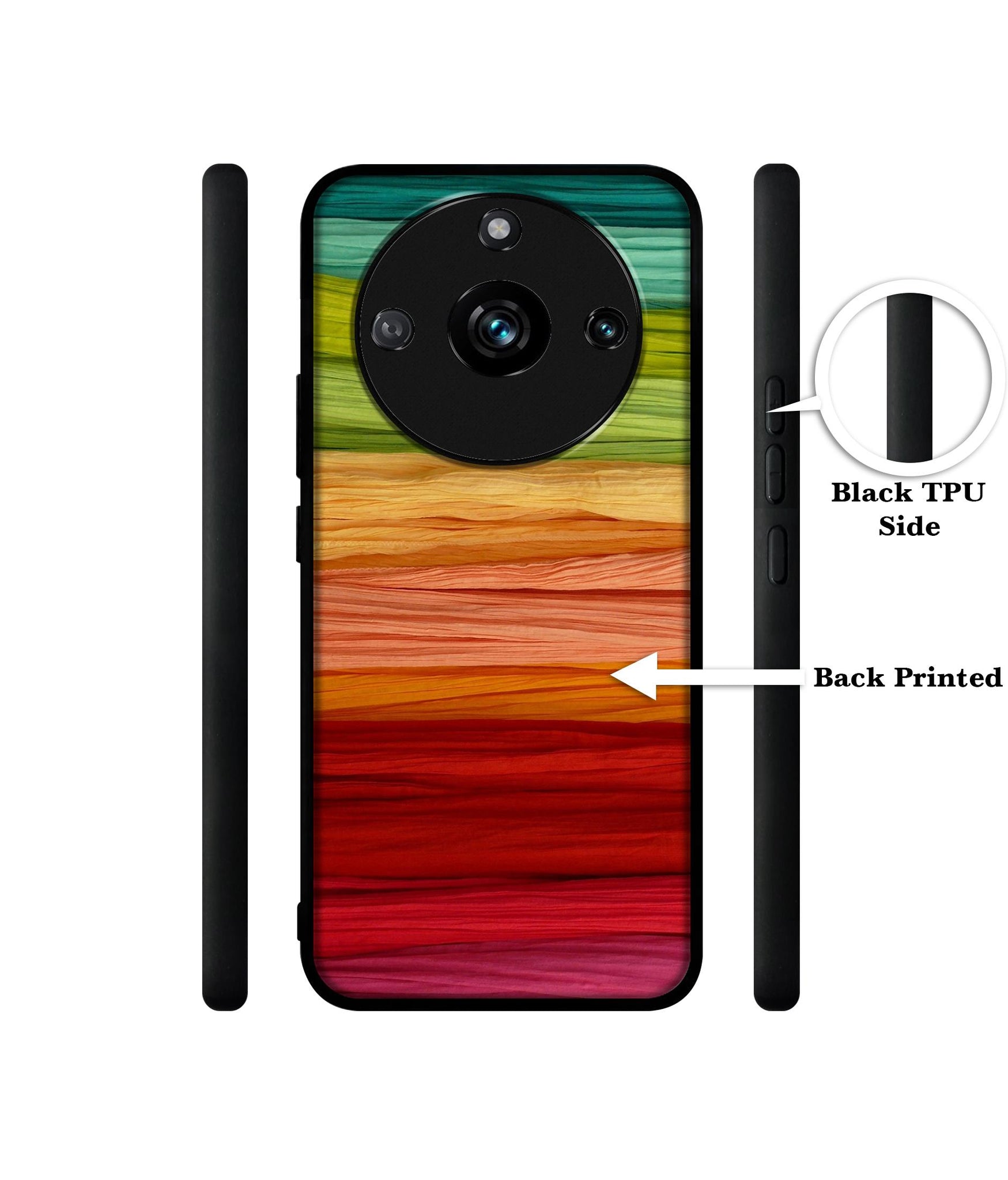 Colorful Thread Designer 2D Printed Back Case Cover for Realme 11 Pro 5G / 11 Pro Plus 5G / Narzo 60 Pro 5G
